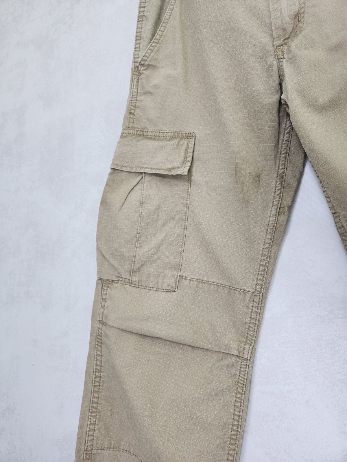 Carhartt × Carhartt Wip × Vintage Vintage 90s Carhartt slim Cargo Pants 28x32 Size US 28 / EU 44 - 4 Thumbnail