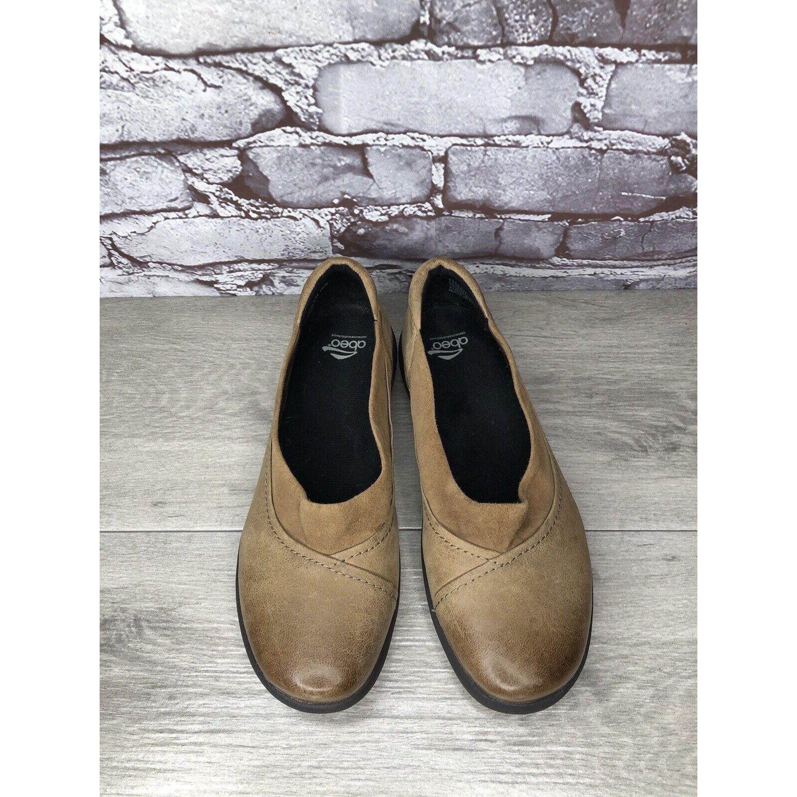 Other Abeo Pro Etta Pew1054 Walnut Brown Leather Casual Shoes Wome Size US 10 / IT 40 - 3 Thumbnail