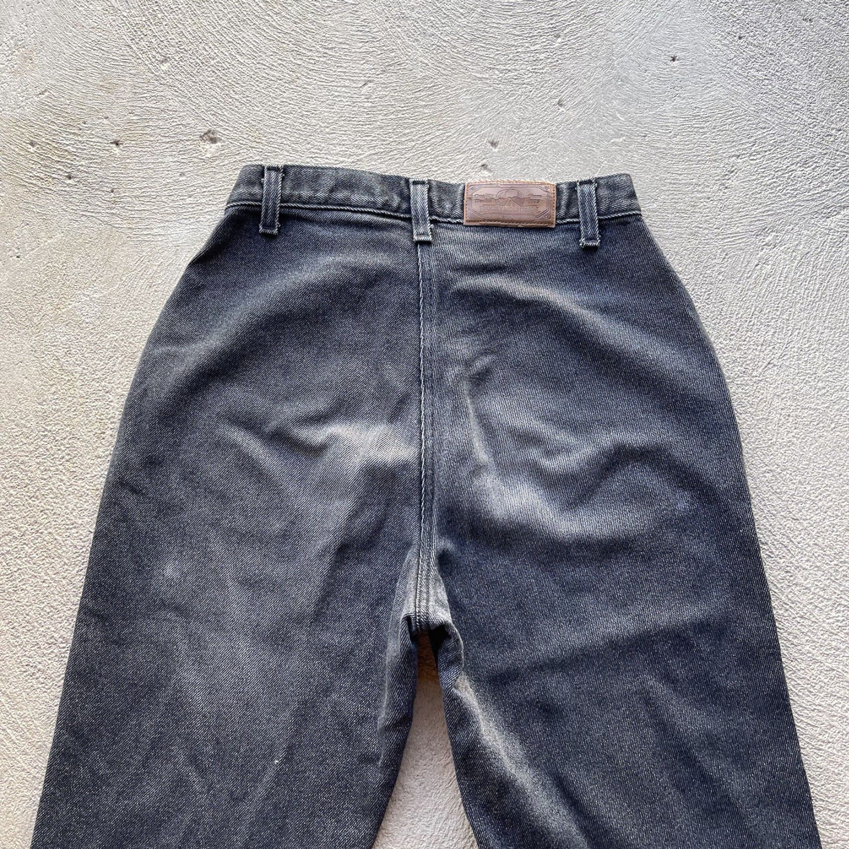 Vintage VINTAGE Rockies Jeans Womens 9 Black Bare Back Denim Pants 80s 90s USA Straight Inseam 31 Womens Size 30" / US 8 / IT 44 - 7 Thumbnail