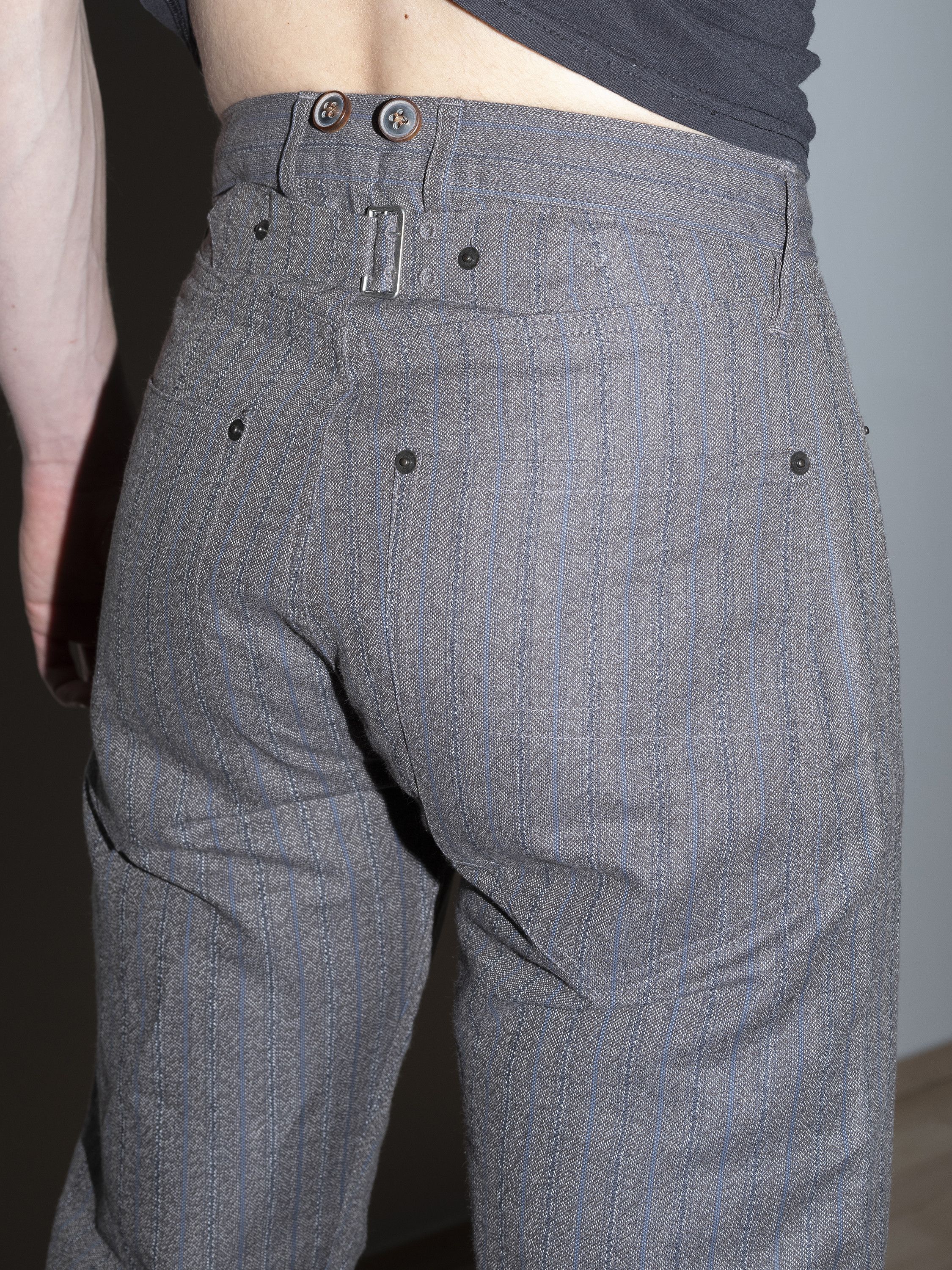 Nigel Cabourn Authentic Collection Pinstripe Hunting Pants Size US 30 / EU 46 - 5 Thumbnail