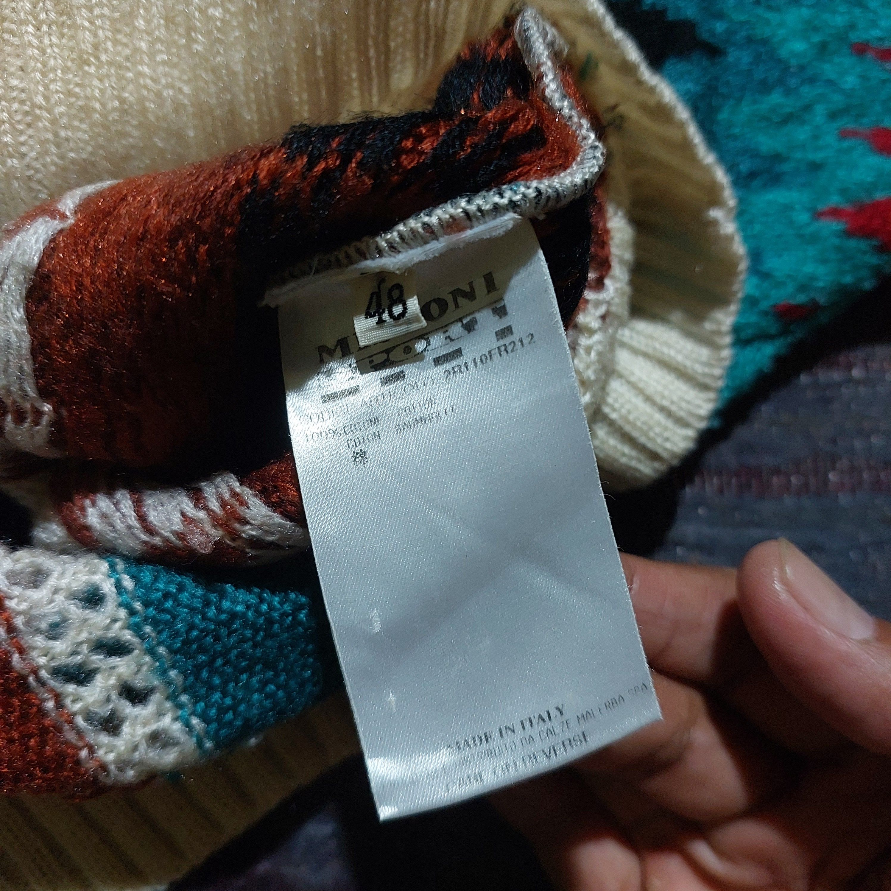 Missoni Missoni Sport multicolor stripe knitwear Size US S / EU 44-46 / 1 - 11 Thumbnail