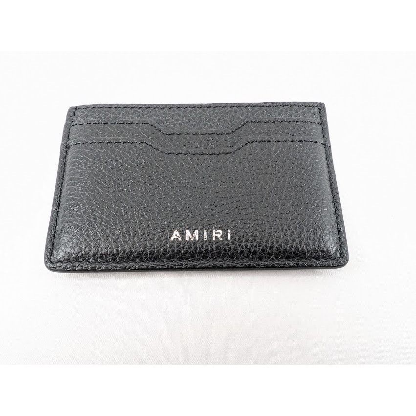 Amiri o1rshd1 Size: OS / Iconic Emb Leather Card Holder in Black Size ONE SIZE - 3 Thumbnail