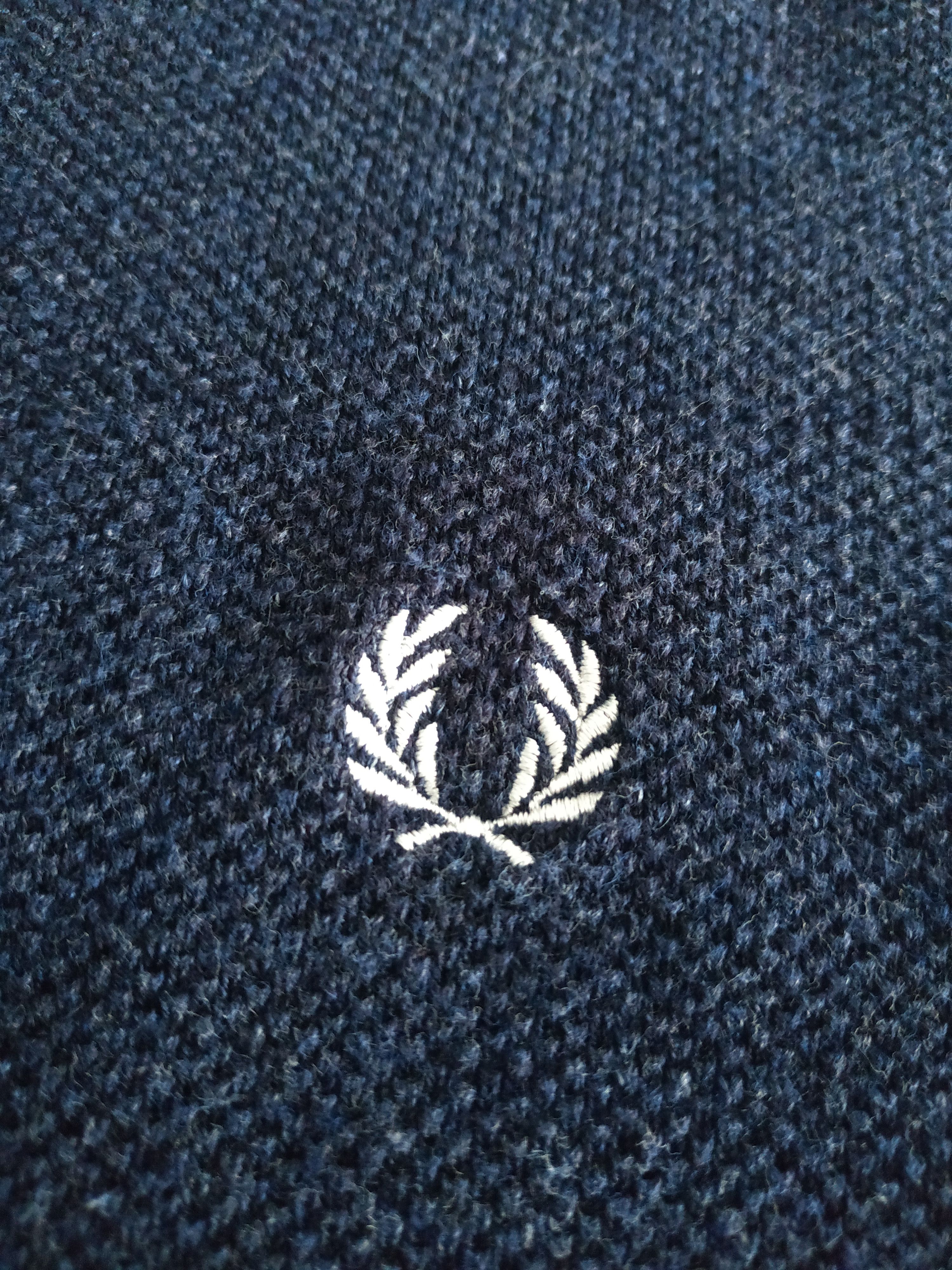 Fred Perry Fred Perry Men's Navy Knit Sweater Jumper Pullover, s. SMALL Size US S / EU 44-46 / 1 - 8 Thumbnail
