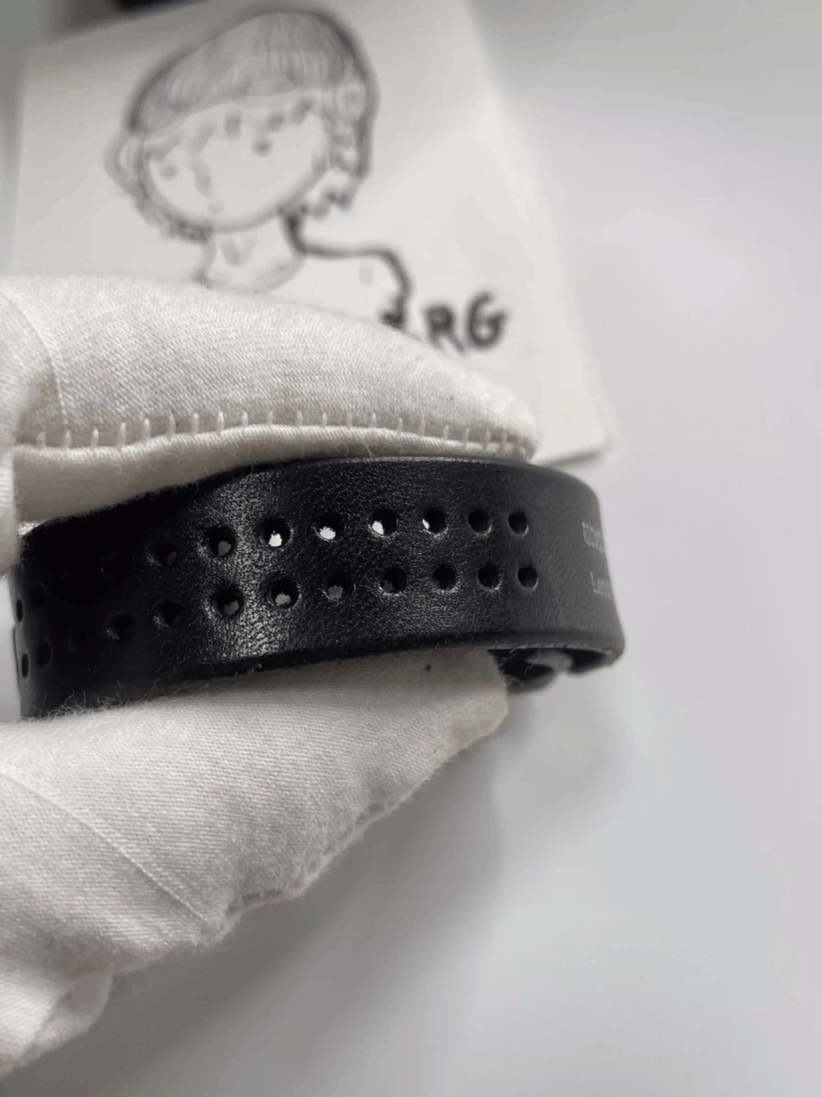 Undercover Udercover Less but Better Leather Bracelet Size ONE SIZE - 4 Thumbnail