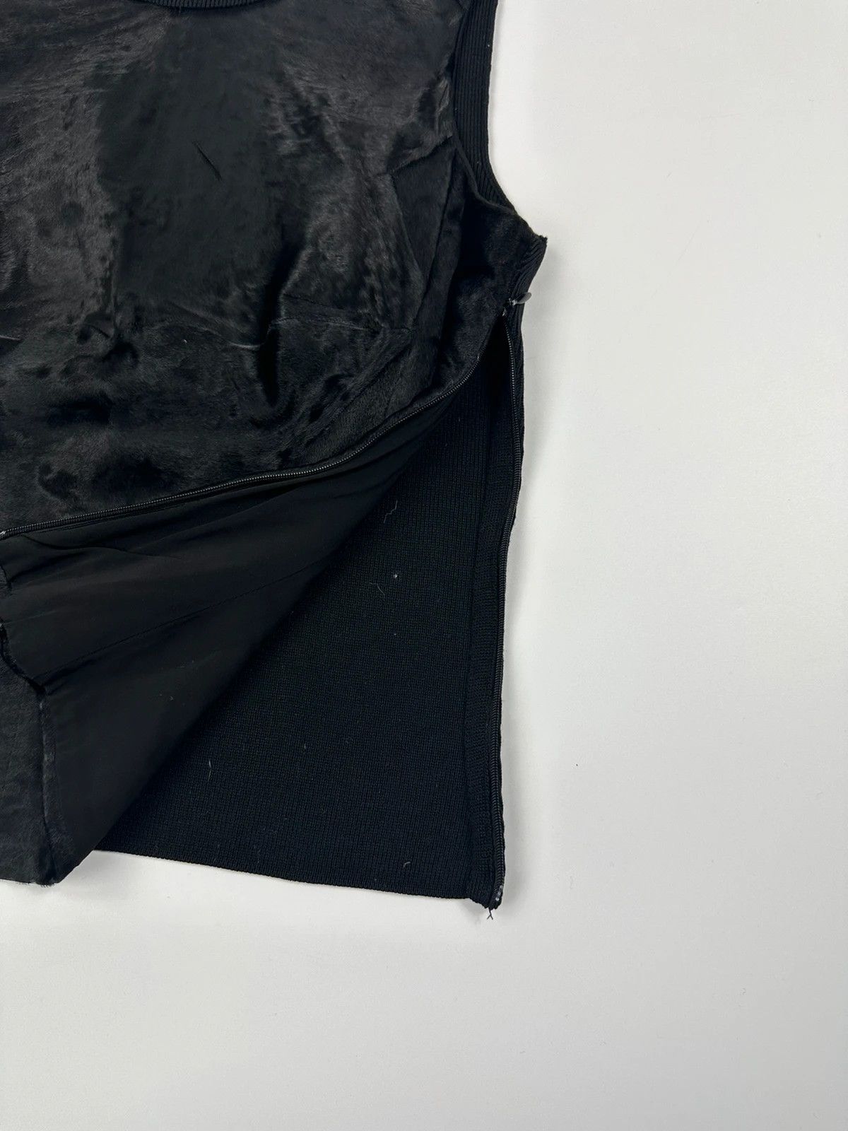 Prada Prada FW1999 Black Wool Fur Tank Top Size M / US 6-8 / IT 42-44 - 6 Thumbnail