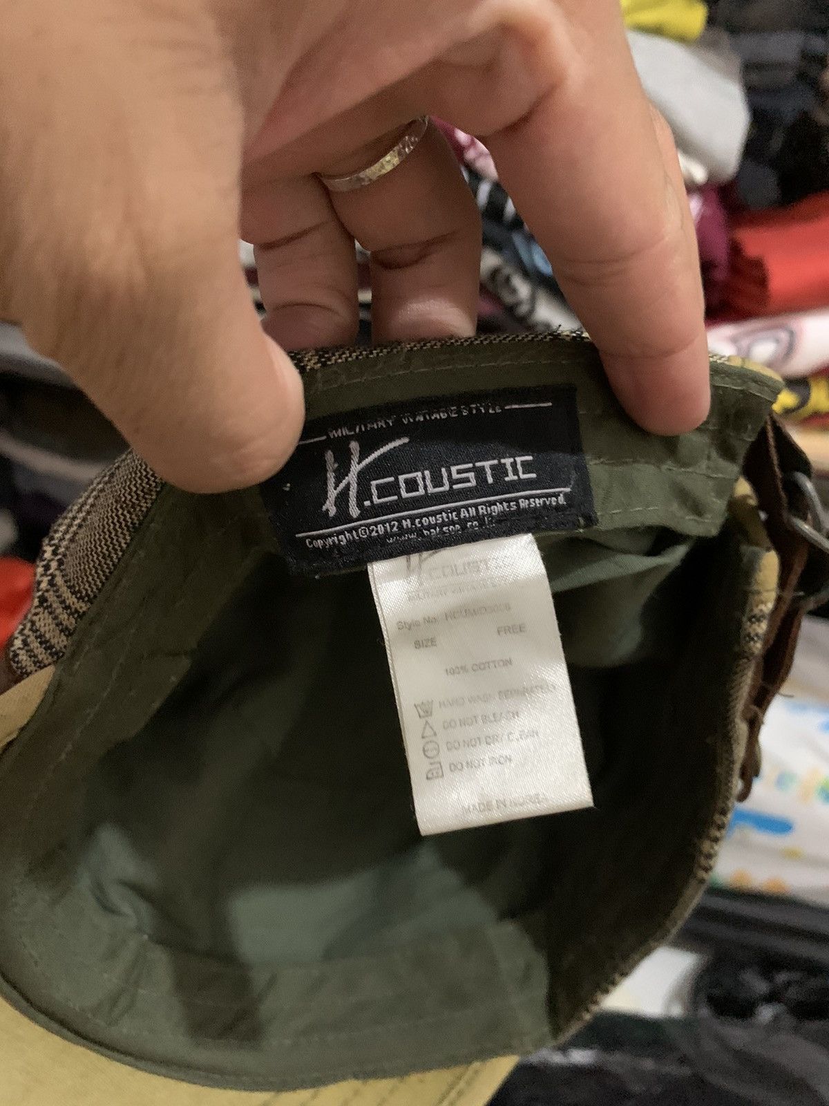 Japanese Brand H coustic cadet hats Size ONE SIZE - 7 Thumbnail