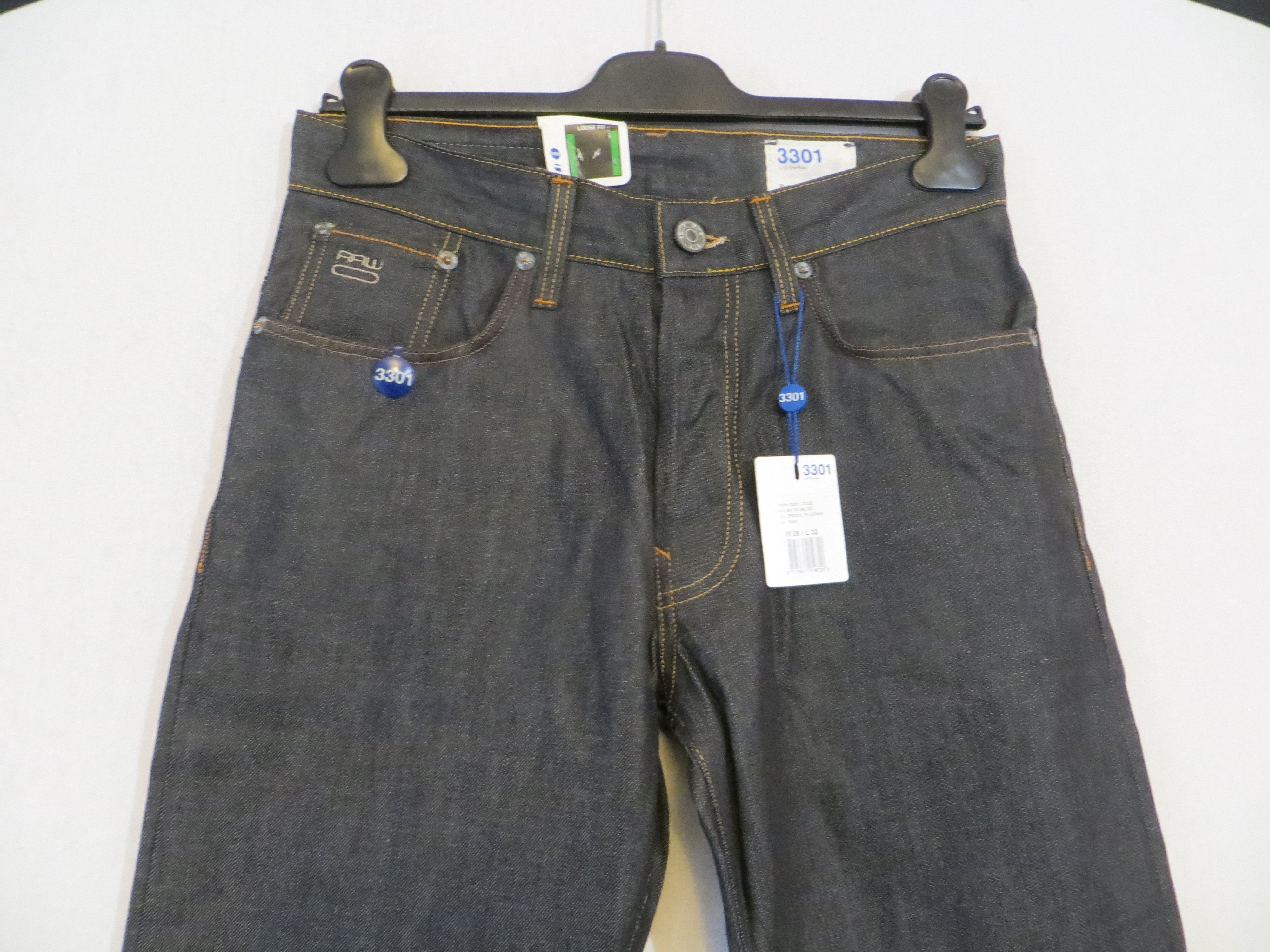 G-Star 3301 RAW DENIM JEANS LOOSE 28 X 32 Size US 28 / EU 44 - 3 Thumbnail