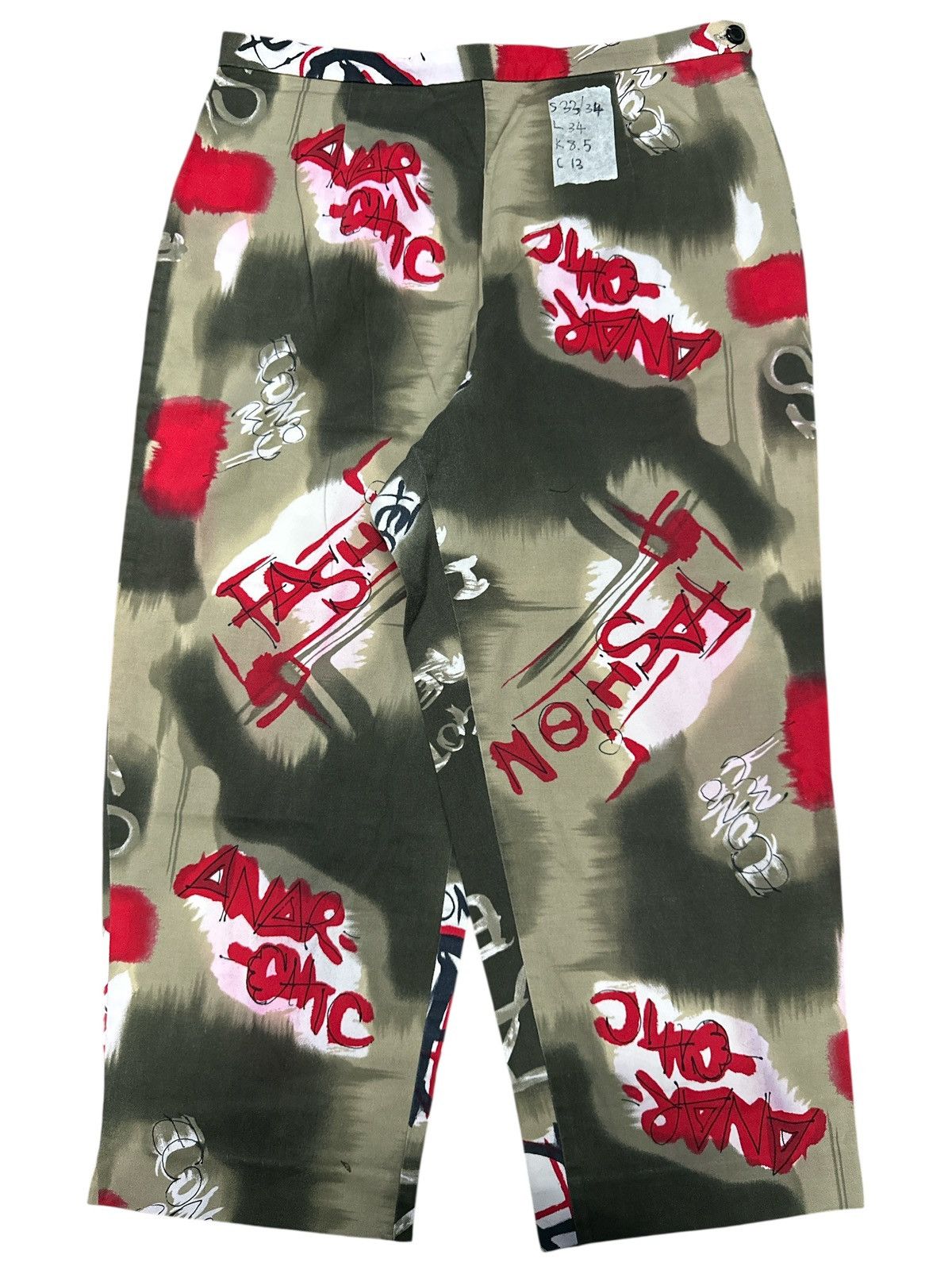 Kapital Briggs Anarcatic Fashion Punk Style . Size US 32 / EU 48 - 1 Thumbnail