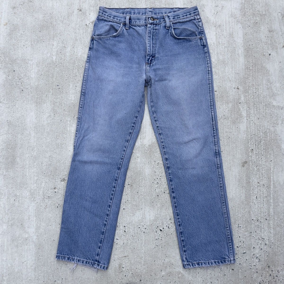 Rustler Vintage 90s Distressed RUSTLER Blue Jeans Size 28" / US 6 / IT 42 - 1 Thumbnail