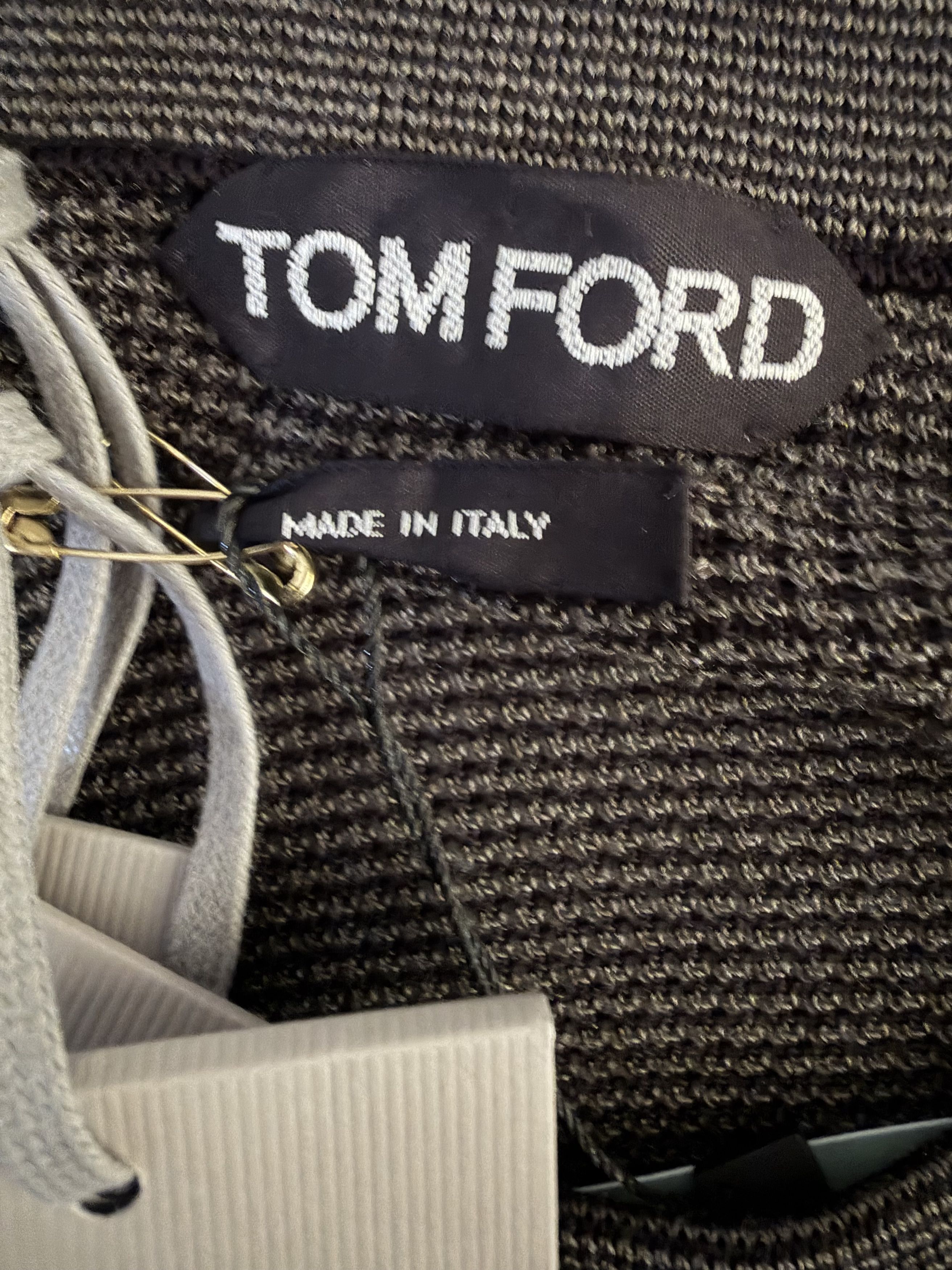 Tom Ford Tom Ford Silk Henley Size US XL / EU 56 / 4 - 6 Thumbnail