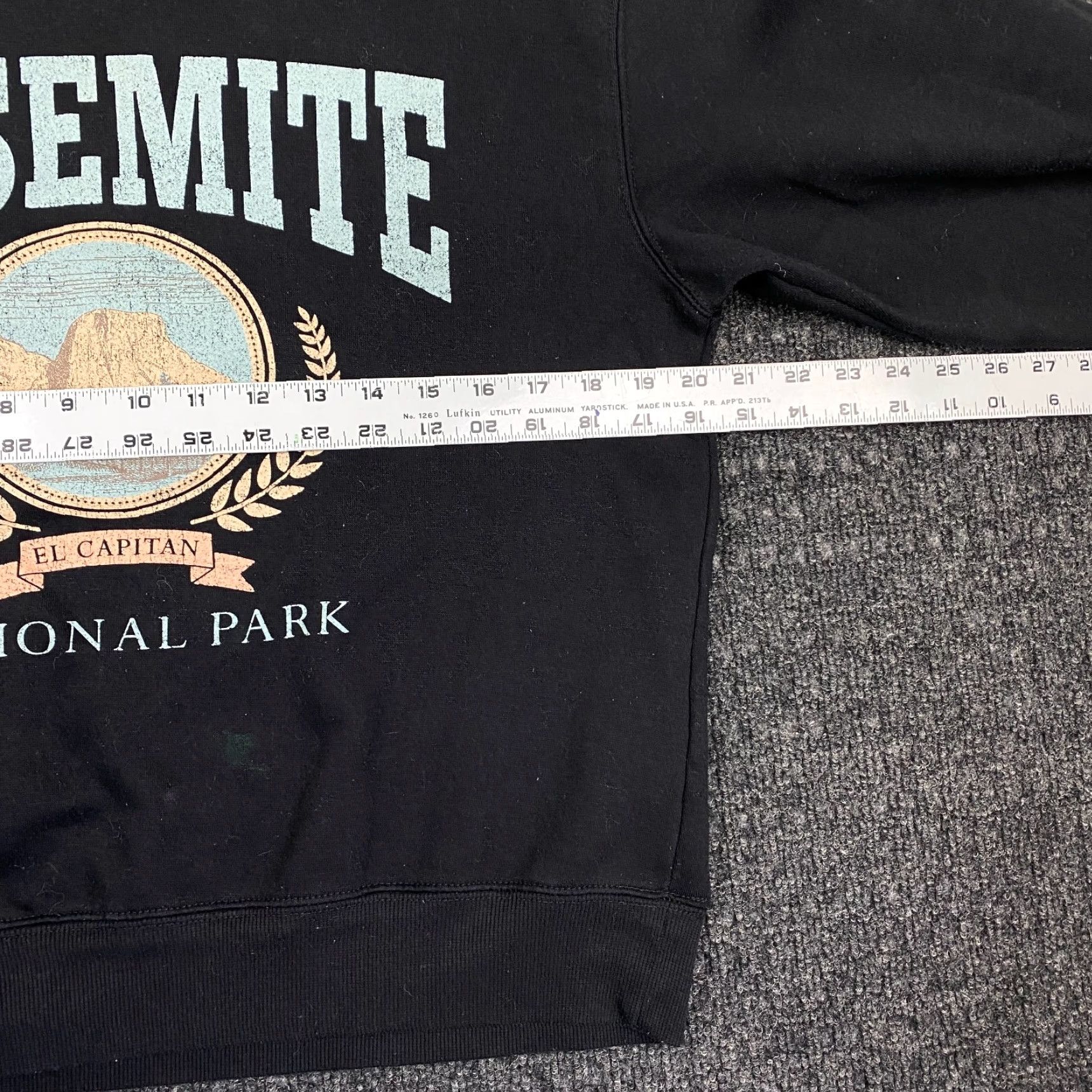 Forever 21 VINTAGE FOREVER 21 Yosemite National Park El Capitan Sweater Womens M Black Crew Neck Graphic Print Pullover 80s 90s Nature USA Mens Womens Girls Size M / US 6-8 / IT 42-44 - 5 Thumbnail