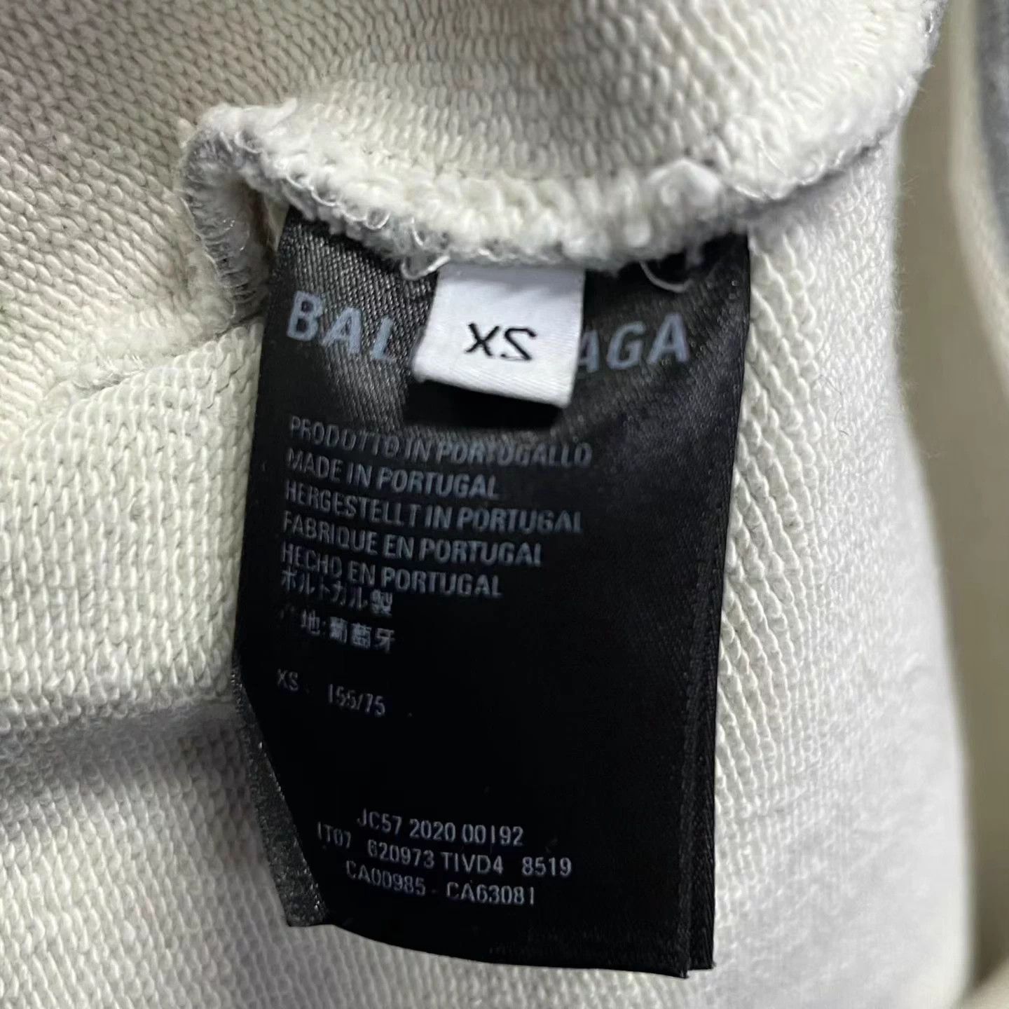 Balenciaga Balenciaga Gray Logo Print Longsleeve Sweatshirt XS Size US XS / EU 42 / 0 - 5 Thumbnail