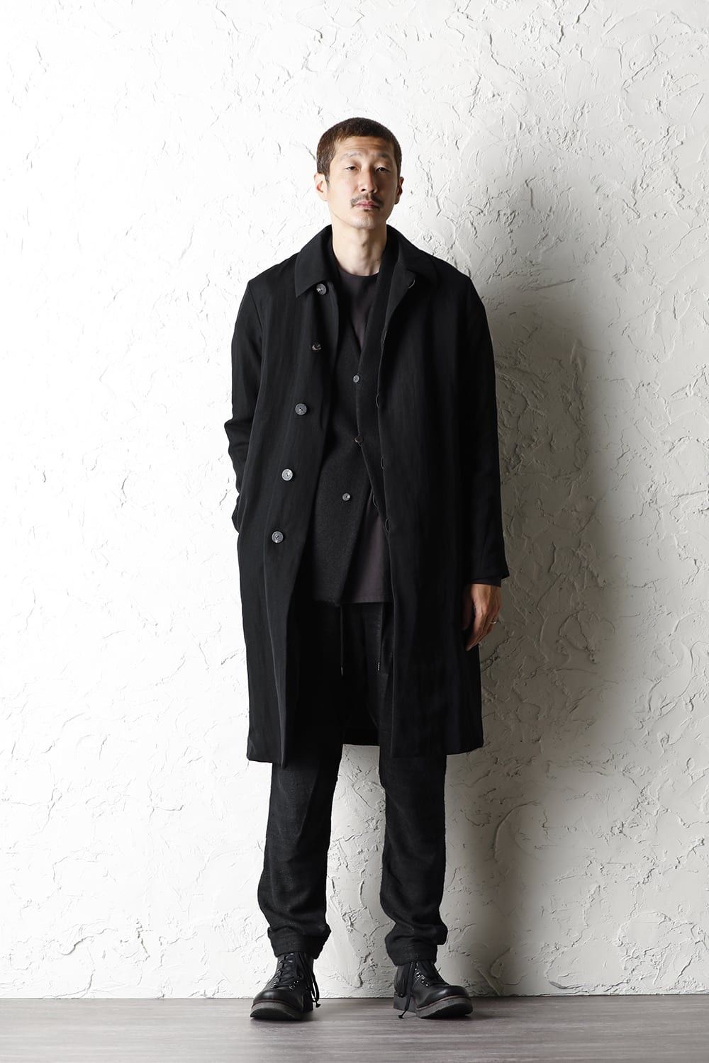 Devoa Virgin Wool/Canapa (Hemp) Soft Gabardine Coat Size US M / EU 48-50 / 2 - 24 Thumbnail