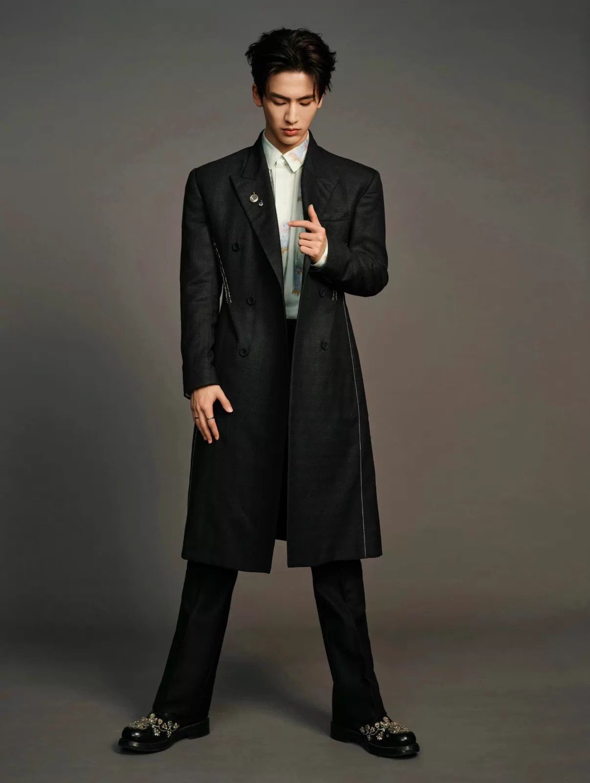 Dior Dior Men FW22 Runway Coat Zhang Linghe 50 Near New Size US M / EU 48-50 / 2 - 7 Thumbnail