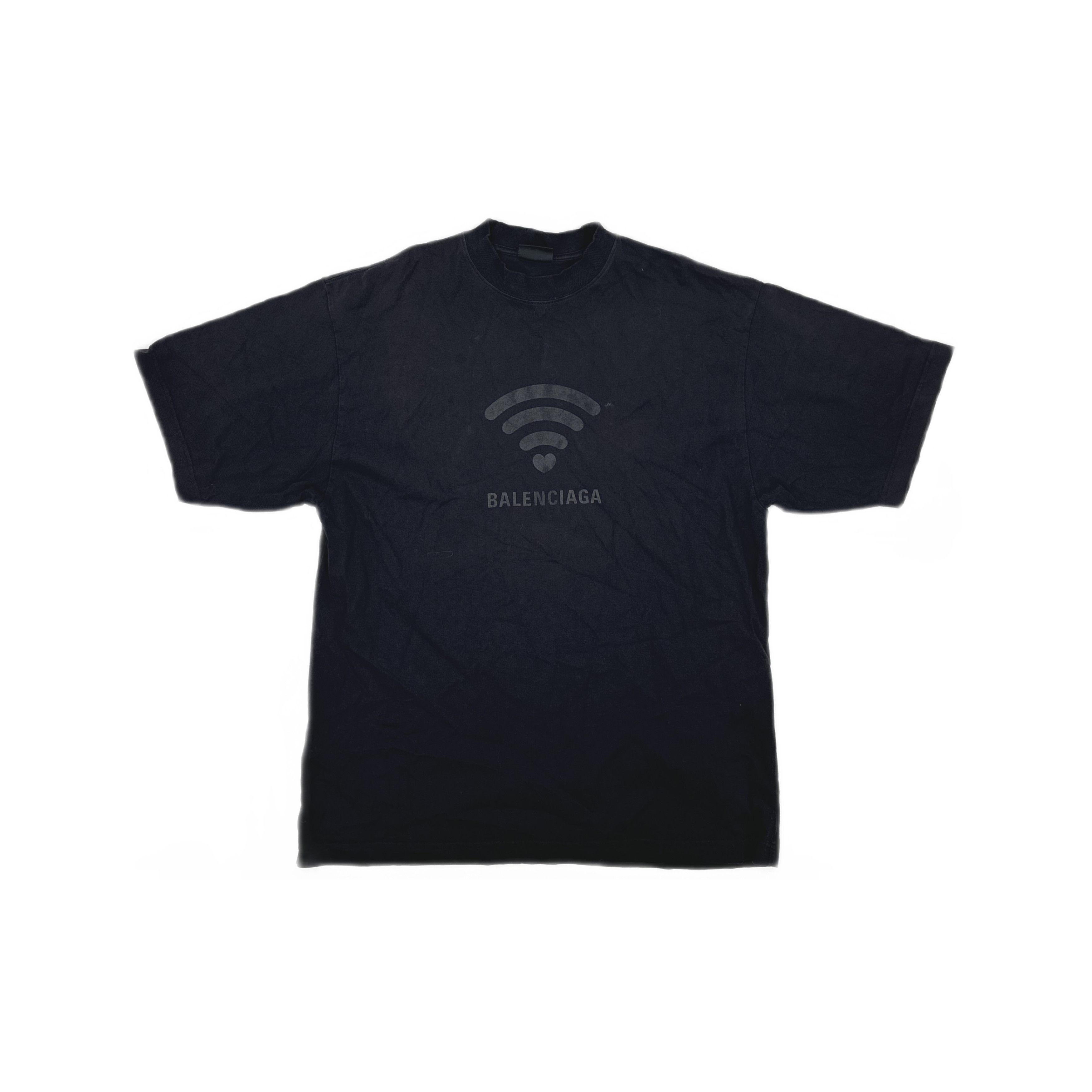 Balenciaga Balenciaga Heart Logo Short Sleeve T-Shirt Size S Size US S / EU 44-46 / 1 - 1 Thumbnail