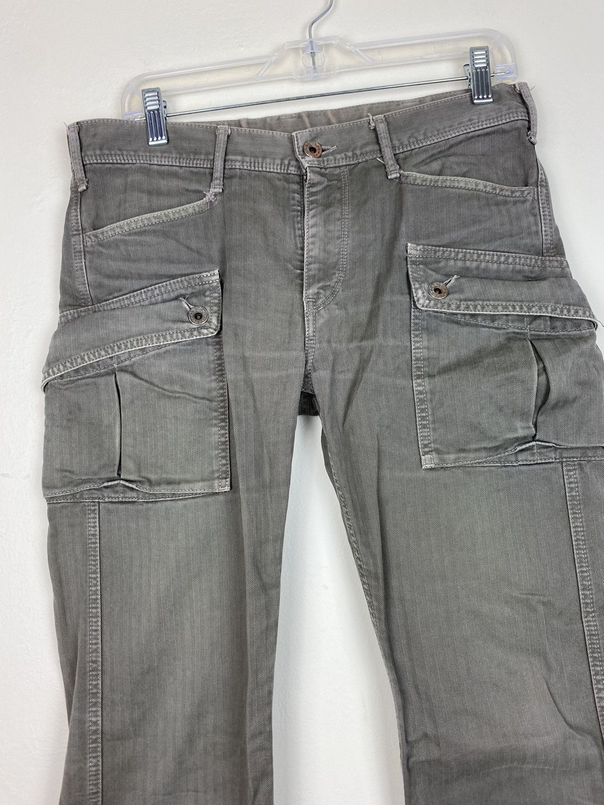 Japanese Brand × Spellbound × Vintage Spellbound Japanese Insane Rare Cargo Pants Zip Size US 30 / EU 46 - 3 Thumbnail