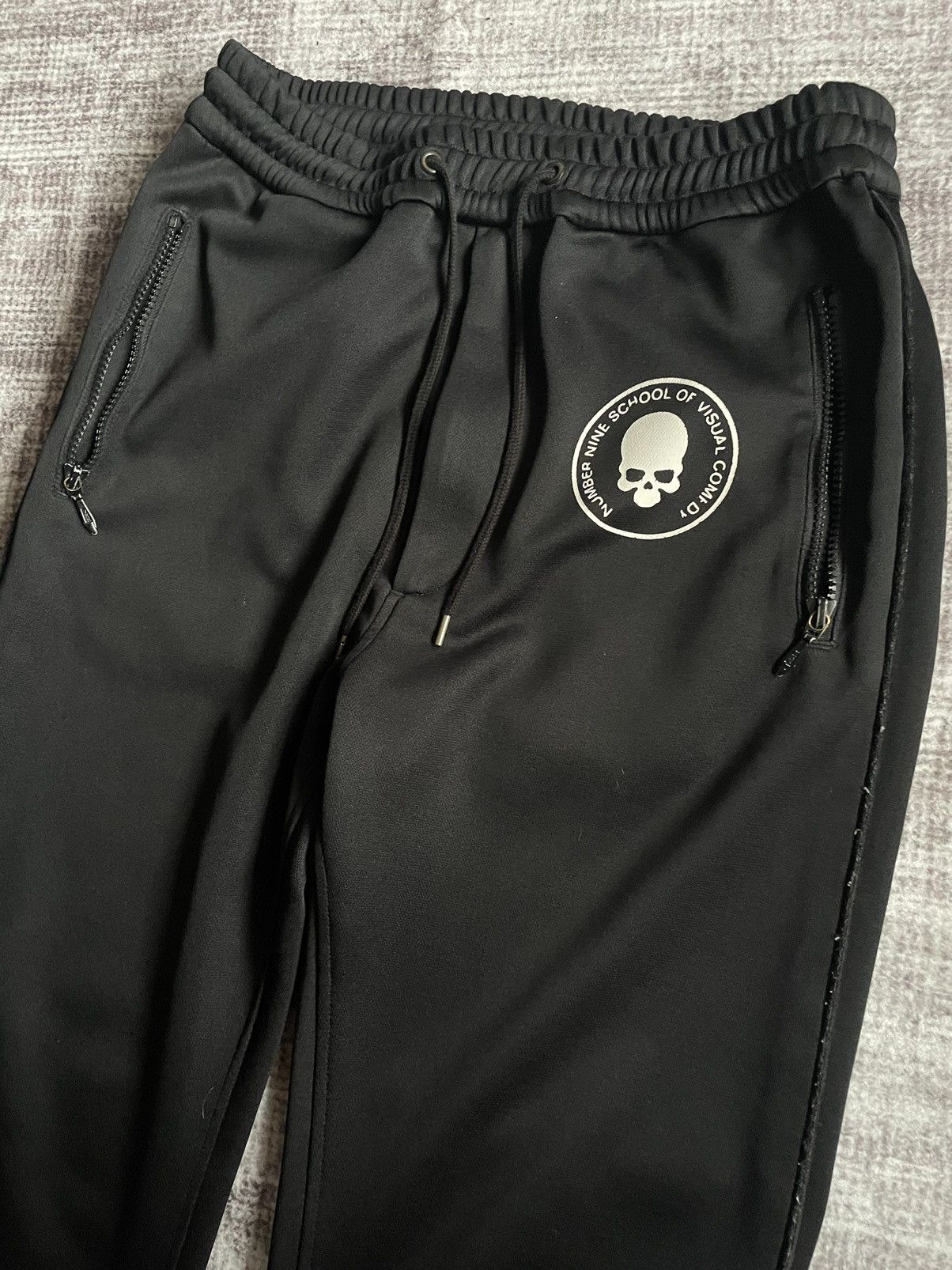 Number (N)ine Number (N)ine Skull School Visual Comedy Sweatpants Size US 32 / EU 48 - 4 Thumbnail