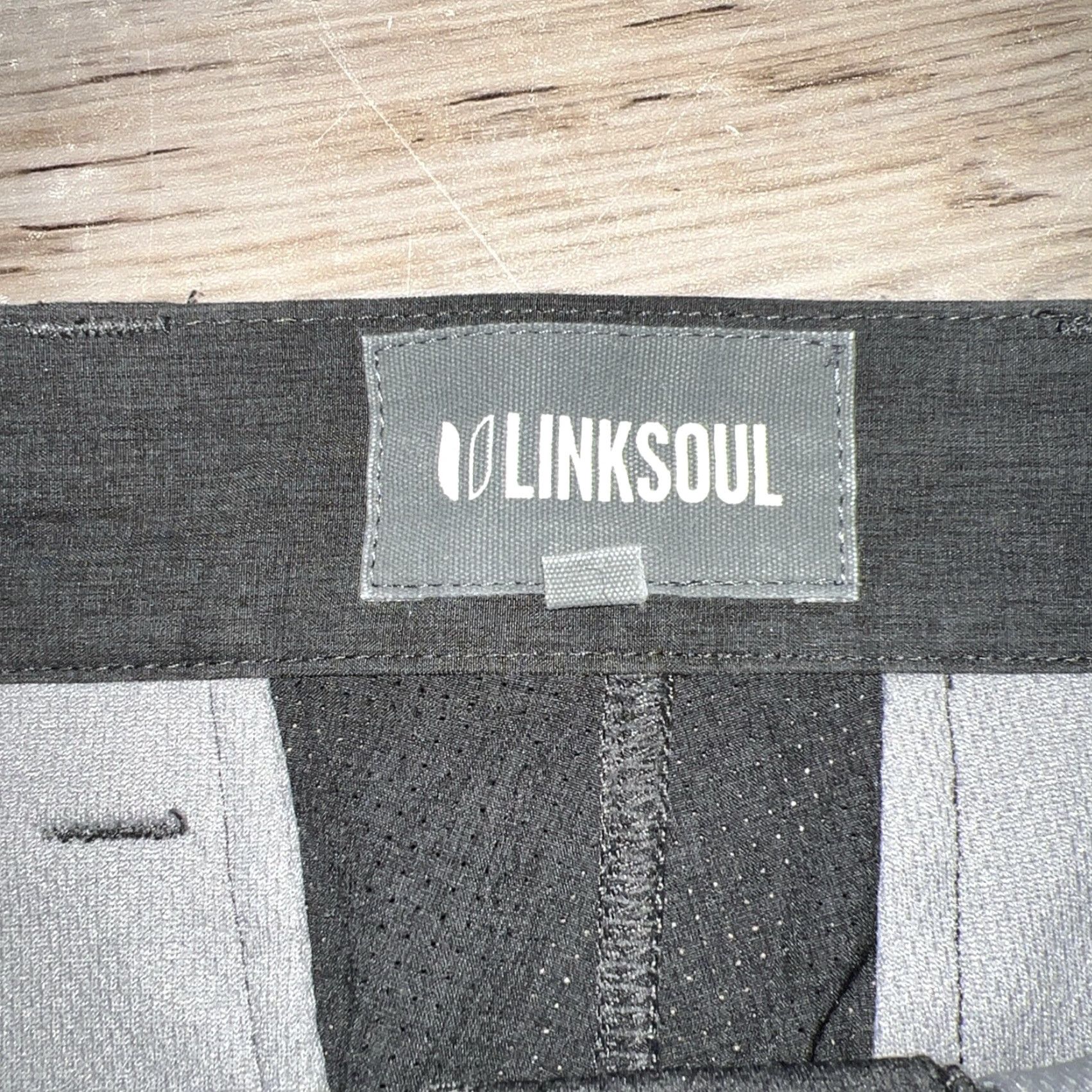 Vintage Linksoul Shorts Mens Size 32 Gray Chino Casual Size US 32 / EU 48 - 5 Thumbnail