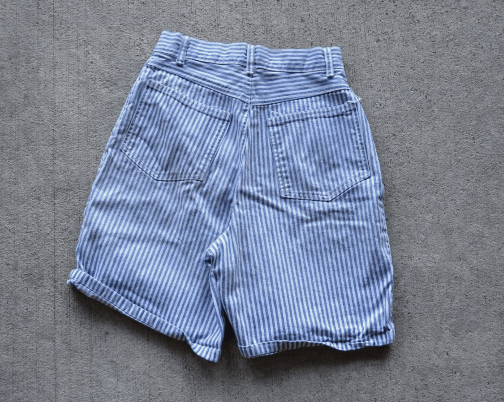 Vintage state of the art shorts striped womens size 5 Size 28" / US 6 / IT 42 - 4 Thumbnail