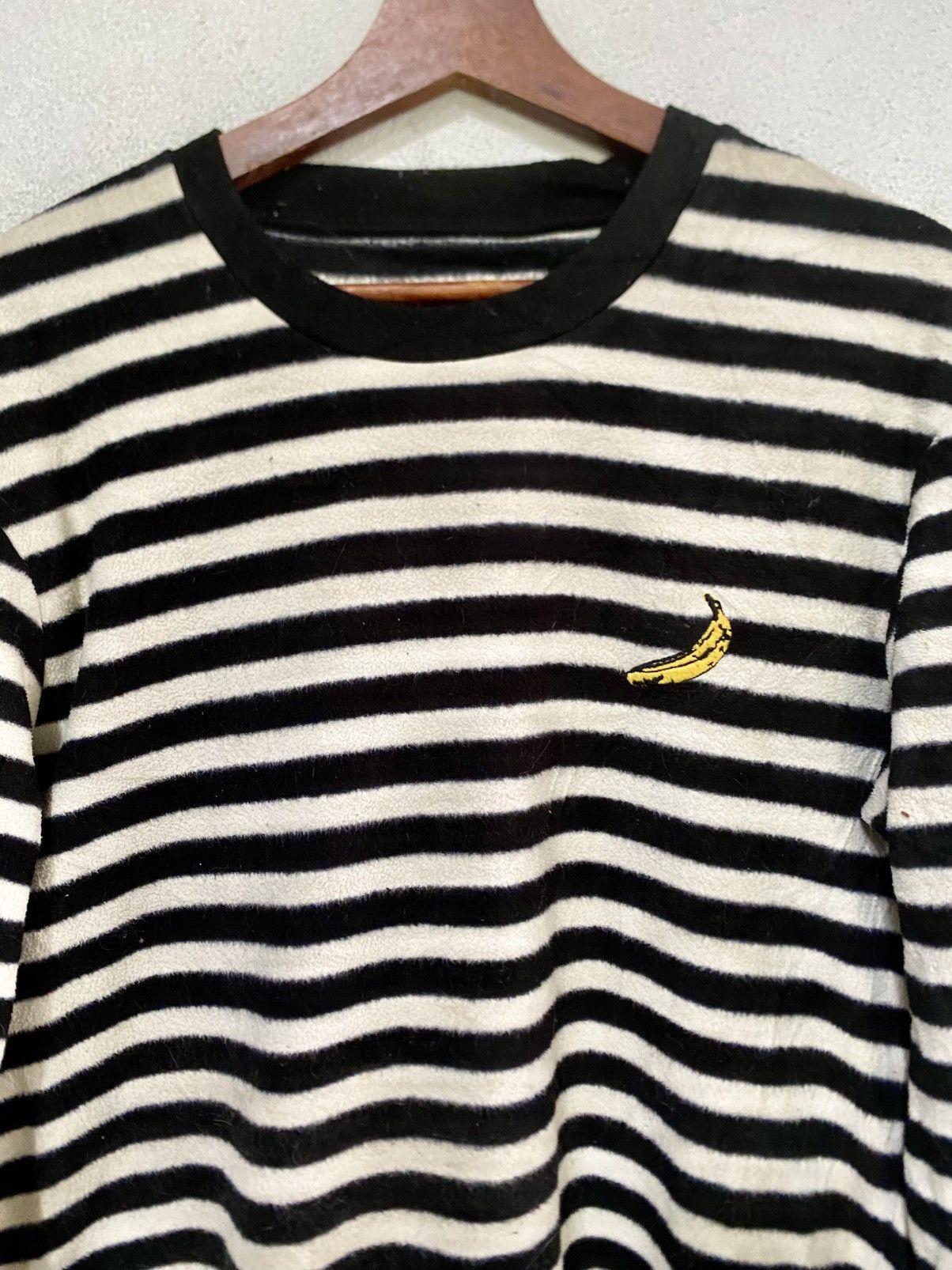 Andy Warhol × Japanese Brand × Uniqlo Andy Warhol Velvet Striped Long Sleeve T Shirt Size US L / EU 52-54 / 3 - 2 Thumbnail