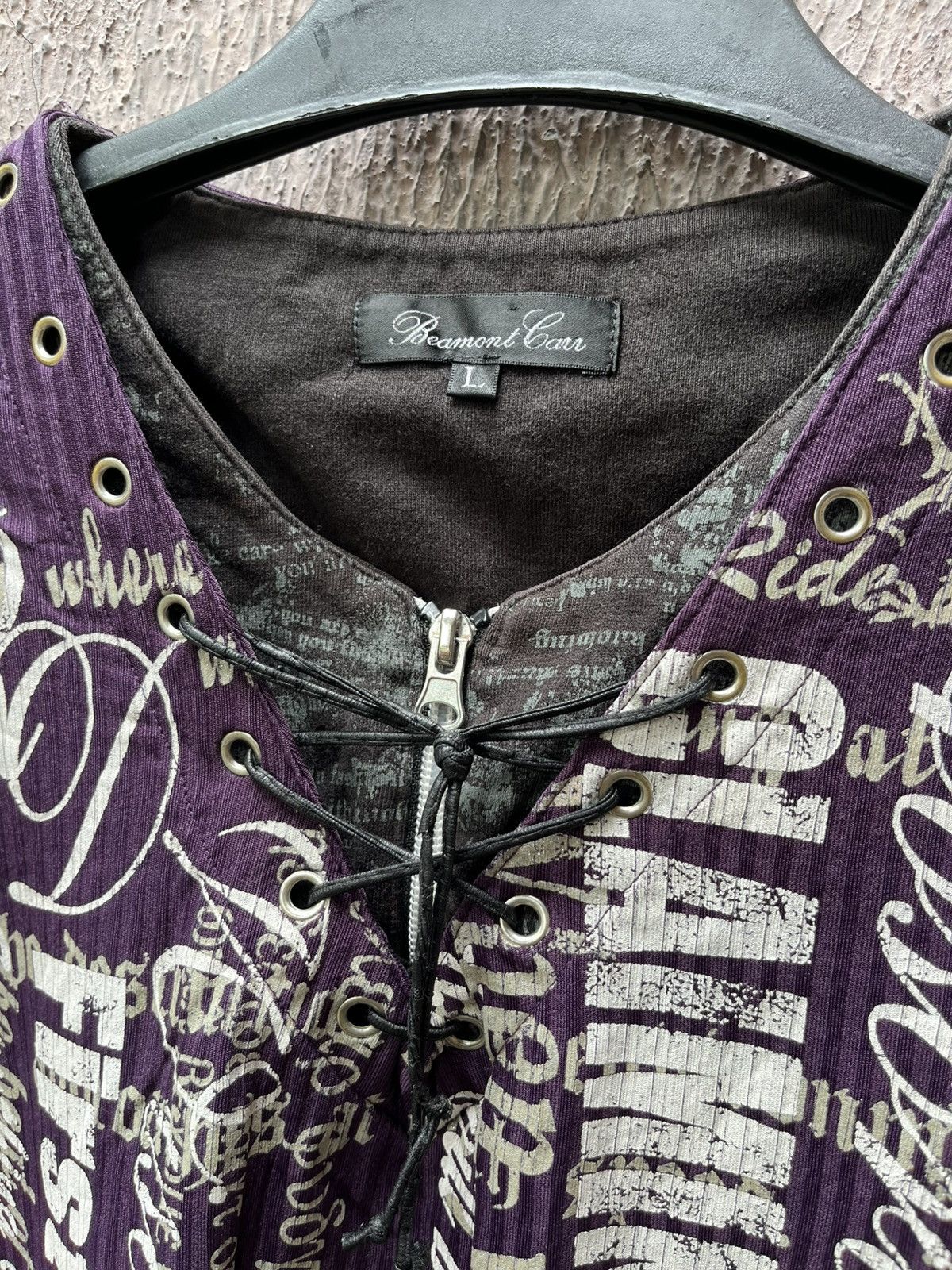 Japanese Brand Beamont Carr Poem double layer zip & Laces Size US L / EU 52-54 / 3 - 2 Thumbnail