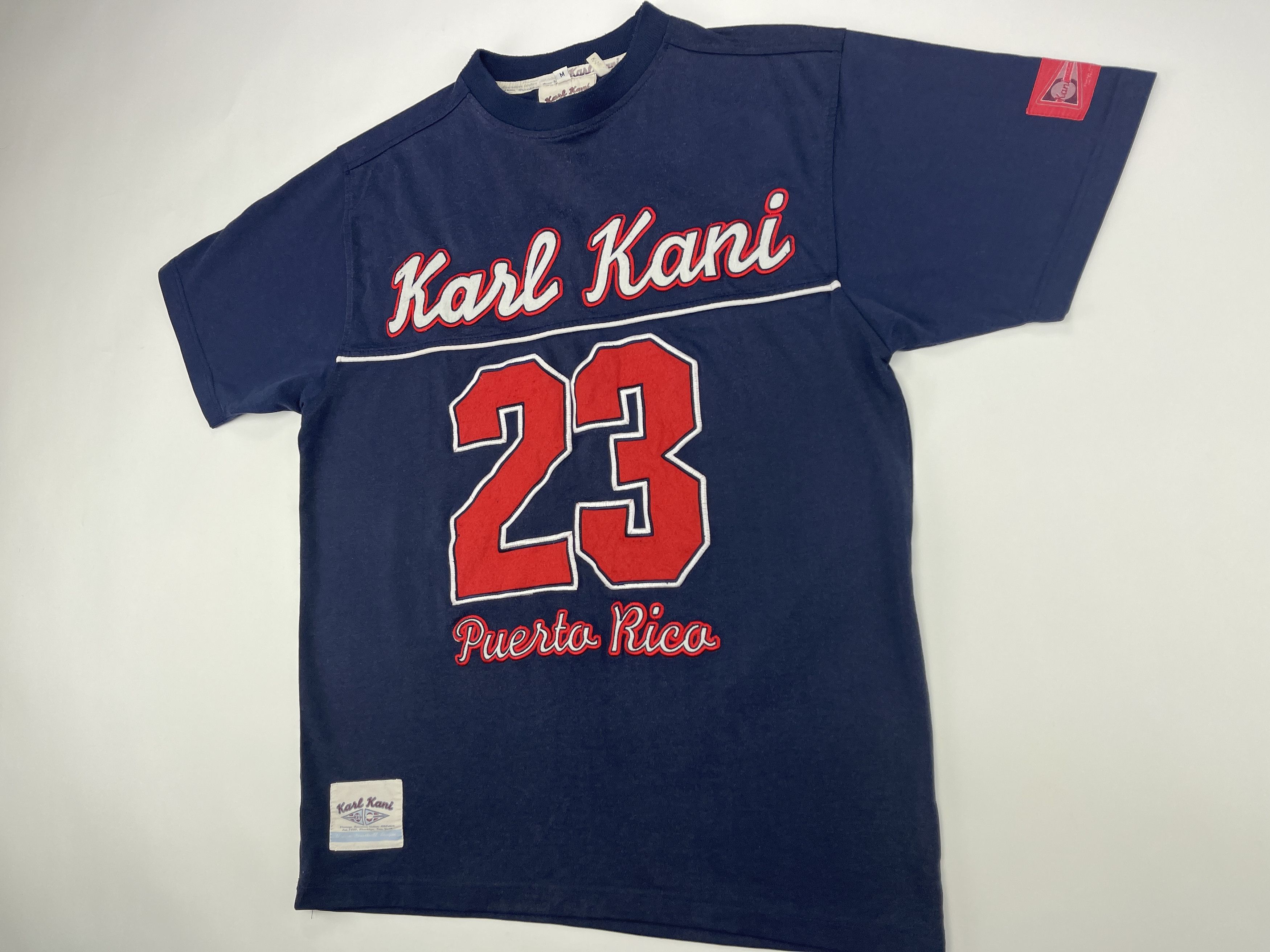 Karl Kani KARL KANI jersey, Puerto Rico, vintage hip hop t-shirt 90s M Size US M / EU 48-50 / 2 - 4 Thumbnail