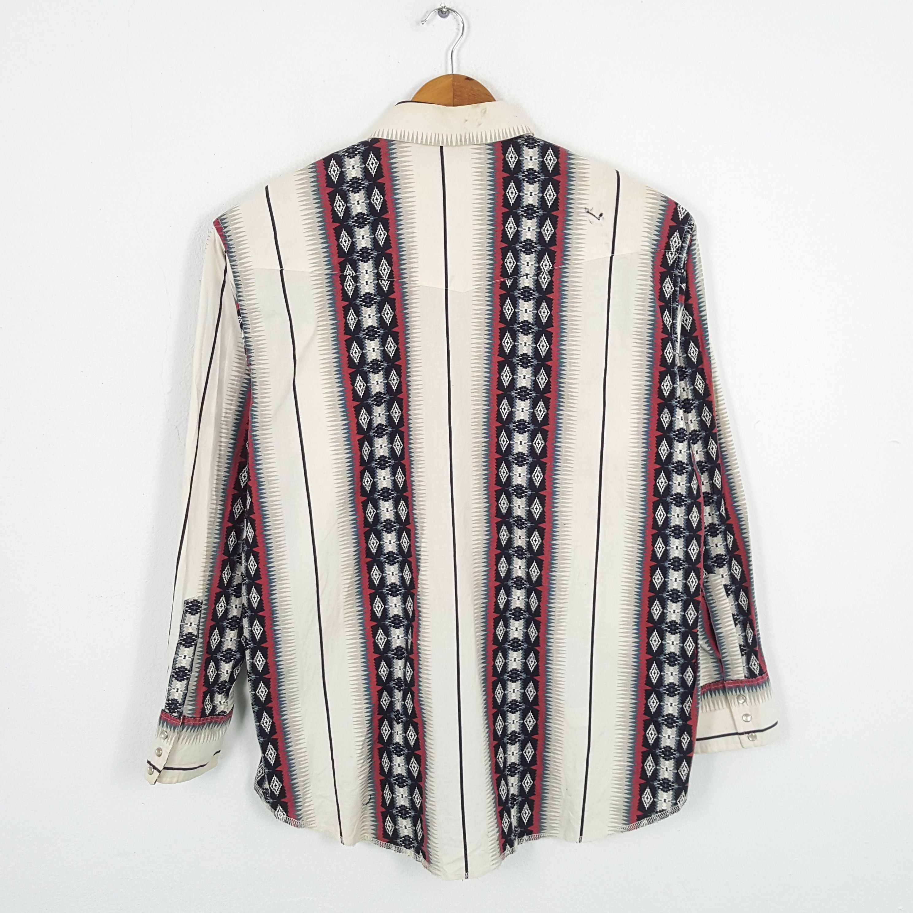 Vintage × Wrangler Vintage WRANGLER American Classic Style Shirts Size US XL / EU 56 / 4 - 3 Thumbnail