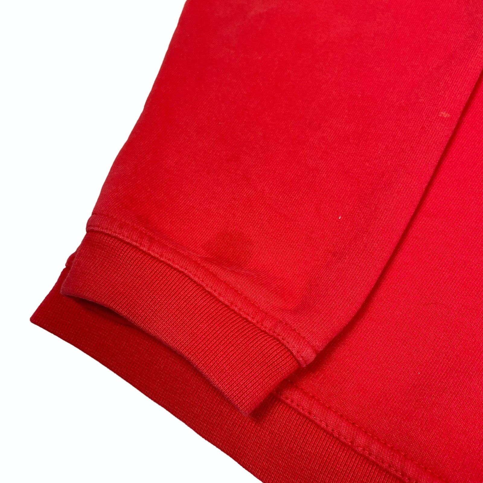 Nike × Vintage Nike Red Spellout Logo Fleece Pullover Sweatshirt L(12-14) Size US L / EU 52-54 / 3 - 6 Thumbnail