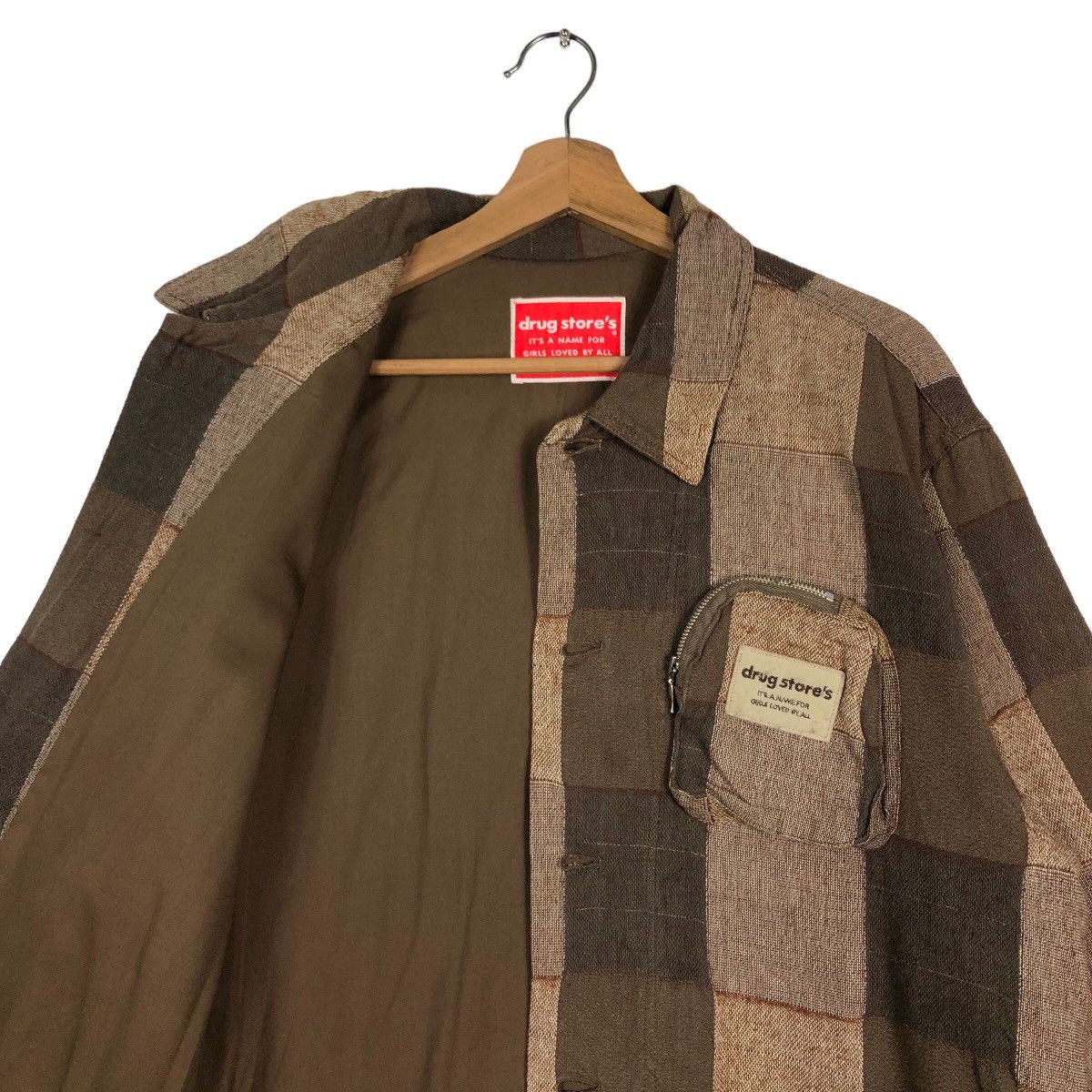 Hysteric Glamour 🔥Vintage Wool Jacket Drug Store Japan Made Size US M / EU 48-50 / 2 - 7 Thumbnail