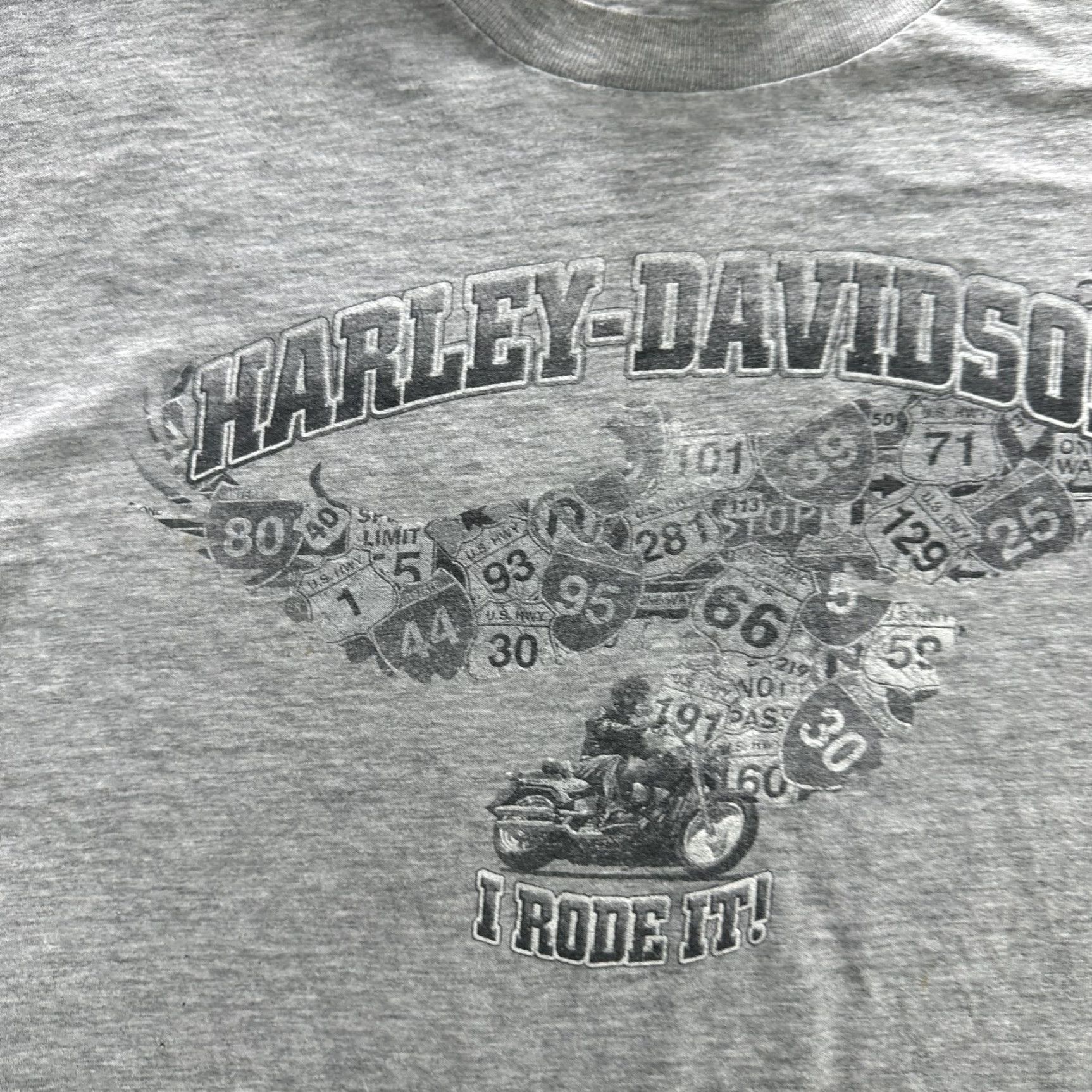 Harley Davidson VINTAGE Harley-Davidson T-Shirt Mens XL Gray Motorcycle Biker Travel 90s Collectible Size US XL / EU 56 / 4 - 5 Thumbnail