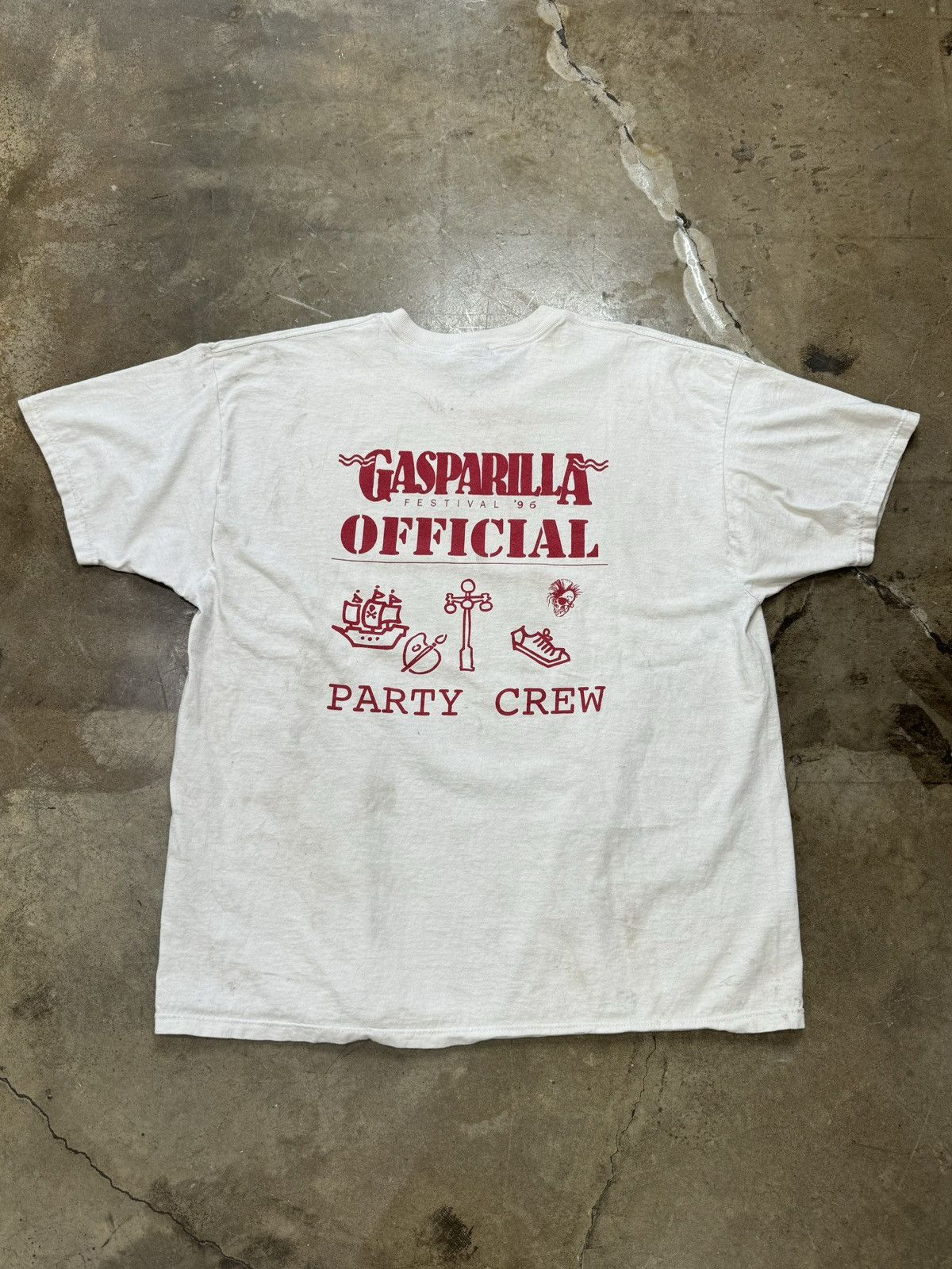 Delta Vintage 1996 Gasparilla Tampa Pirate Tee XL Size US XXL / EU 58 / 5 - 5 Thumbnail