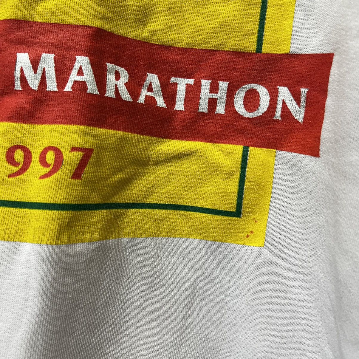 Asics 1997 Rare ASICS London Marathon “Flora” sweatshirt Size US M / EU 48-50 / 2 - 19 Thumbnail