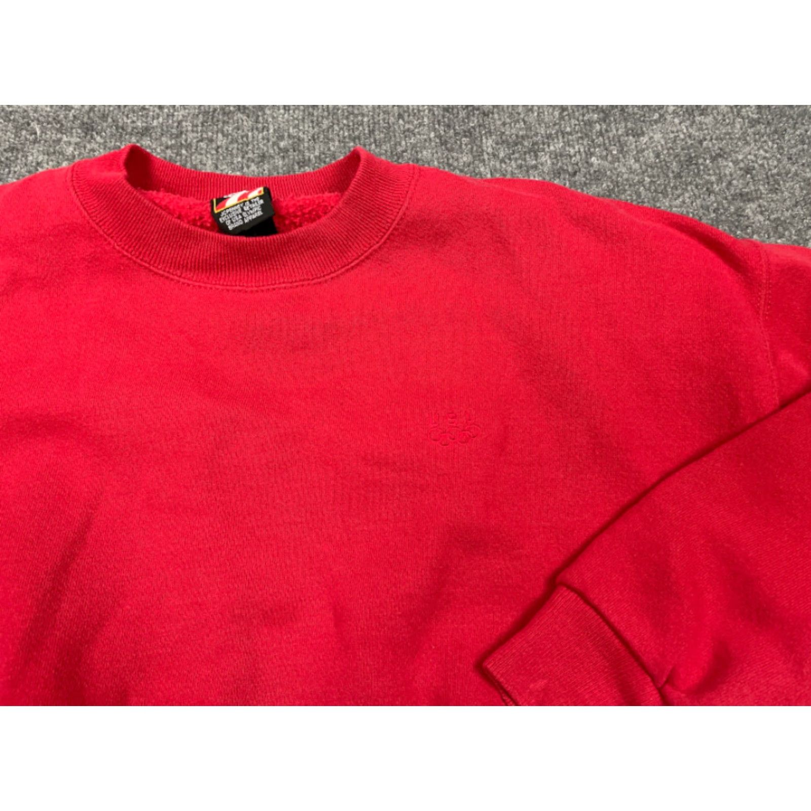 Vintage VINTAGE VTG 90s USA Olympic Red Blank Pullover Sweatshirt Adult Large 50-50 Embroidered Size US L / EU 52-54 / 3 - 4 Thumbnail