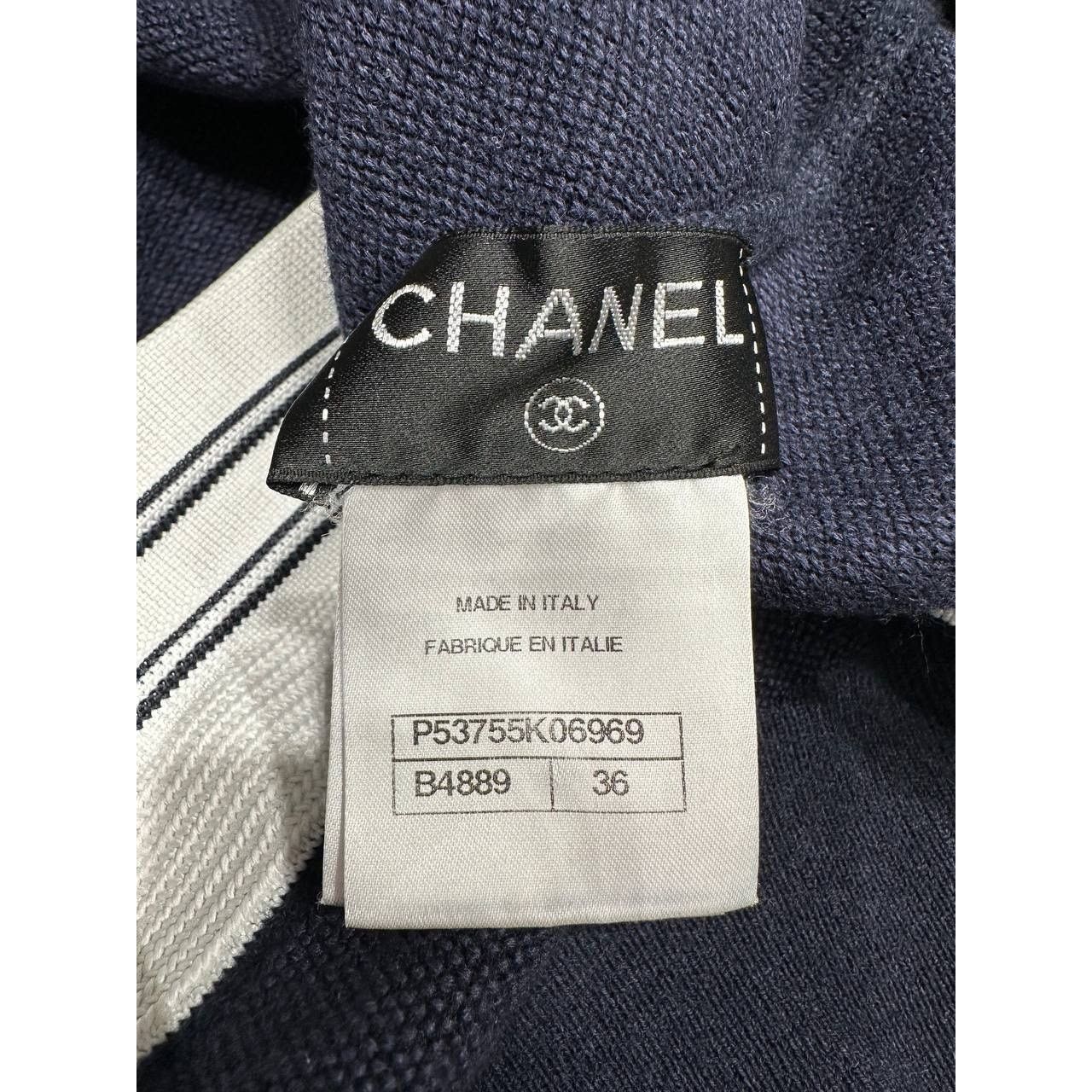 Chanel Chanel Wool Bra Top Cardigan Set Sz.34/36 Size ONE SIZE - 6 Thumbnail
