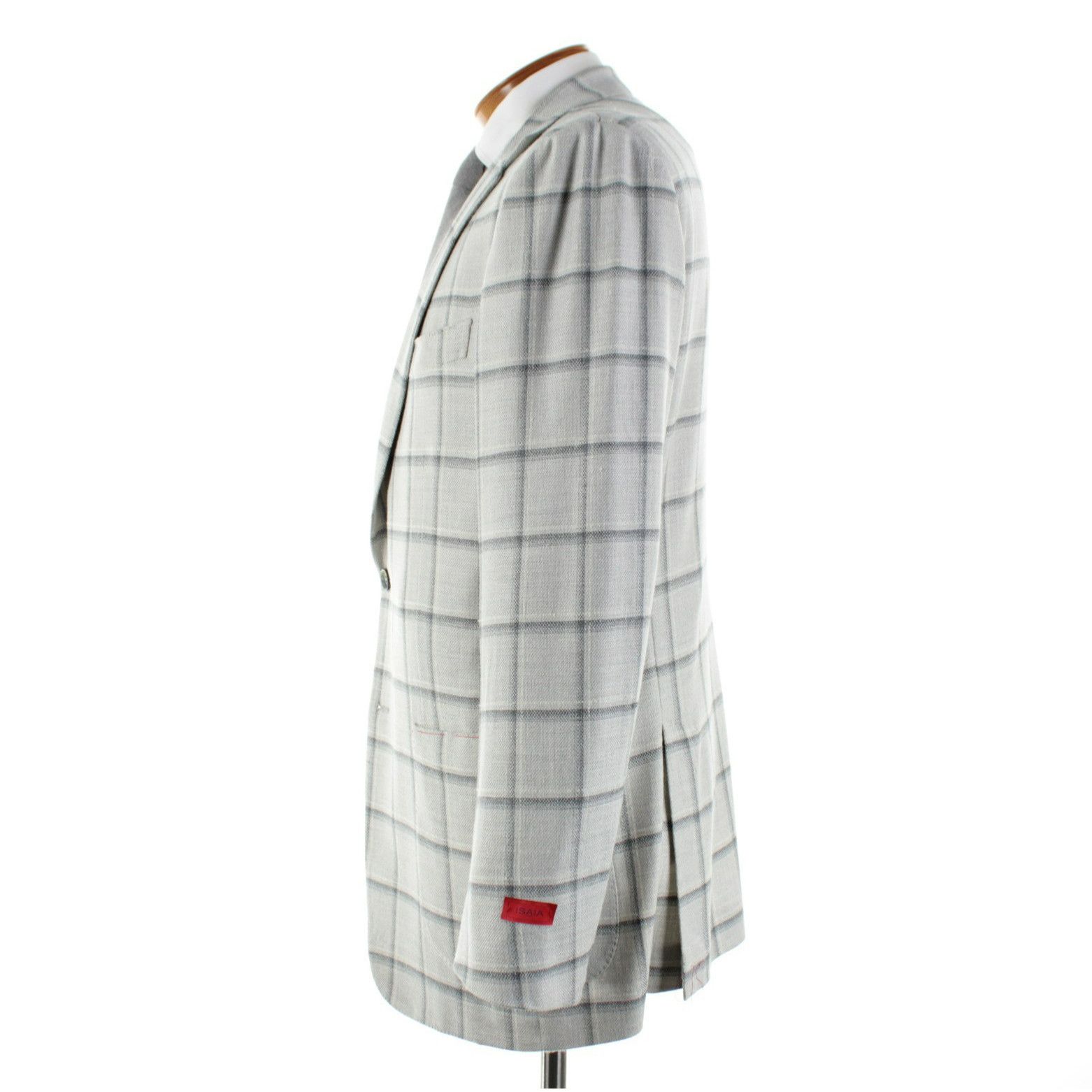 Isaia isaia Sport Coat Size 44 Regular US in Gray Size 44R - 4 Thumbnail
