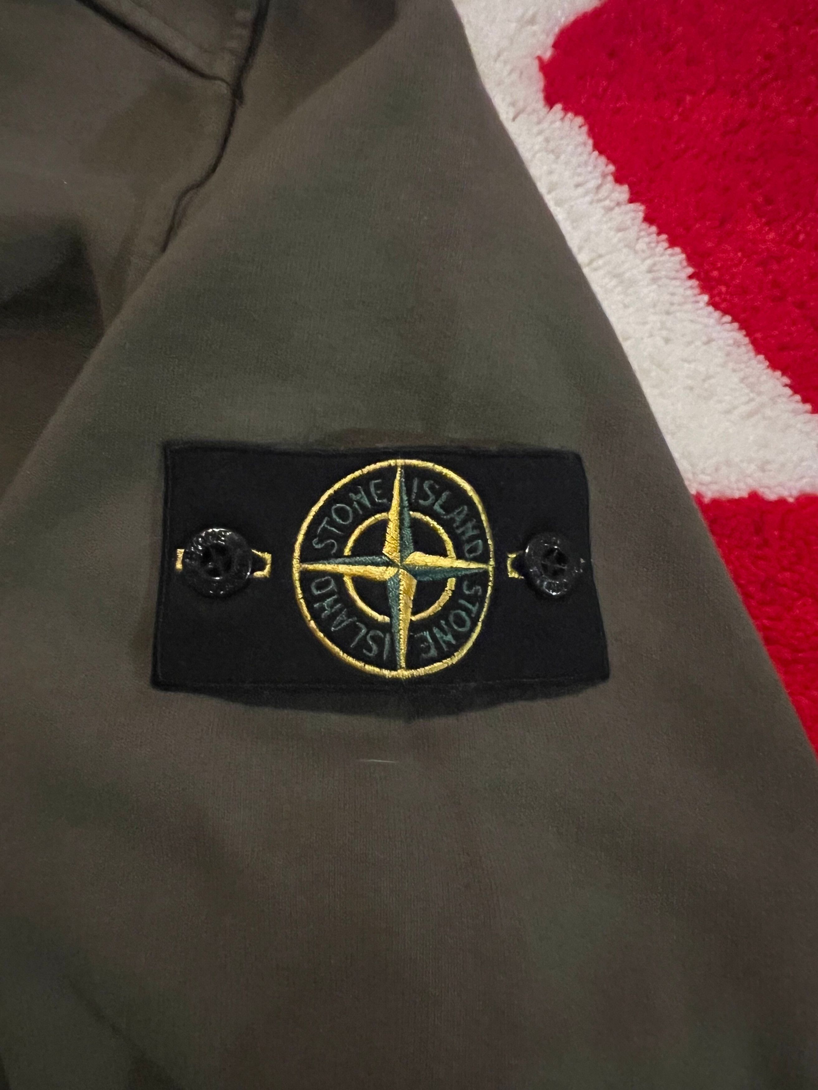 Stone Island × Supreme Supreme Stone Island Hooded Sweatshirt Large Olive Size US L / EU 52-54 / 3 - 4 Thumbnail