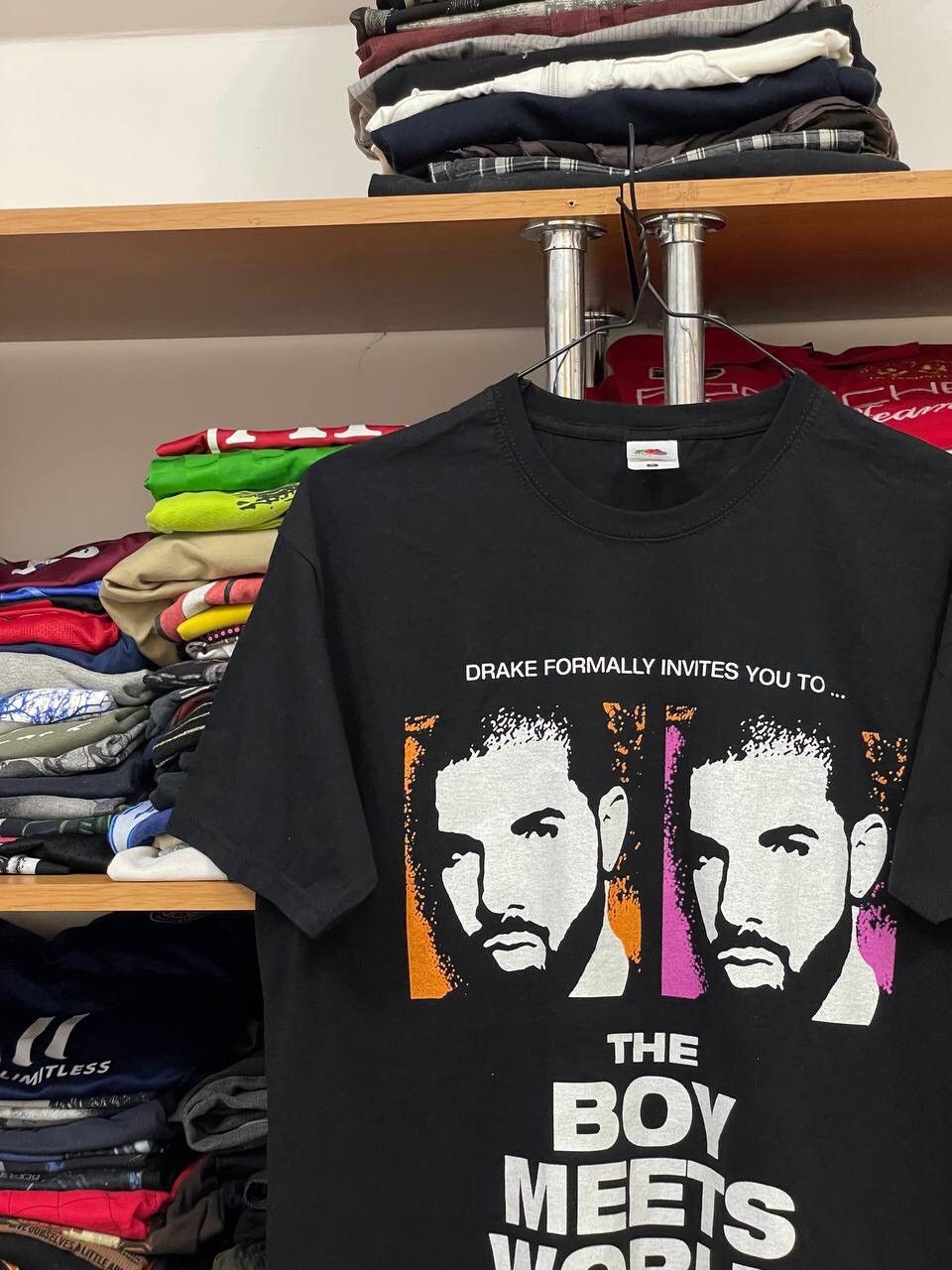 Band Tees Vintage Drake Tour Rap T Shirt Size US M / EU 48-50 / 2 - 2 Thumbnail