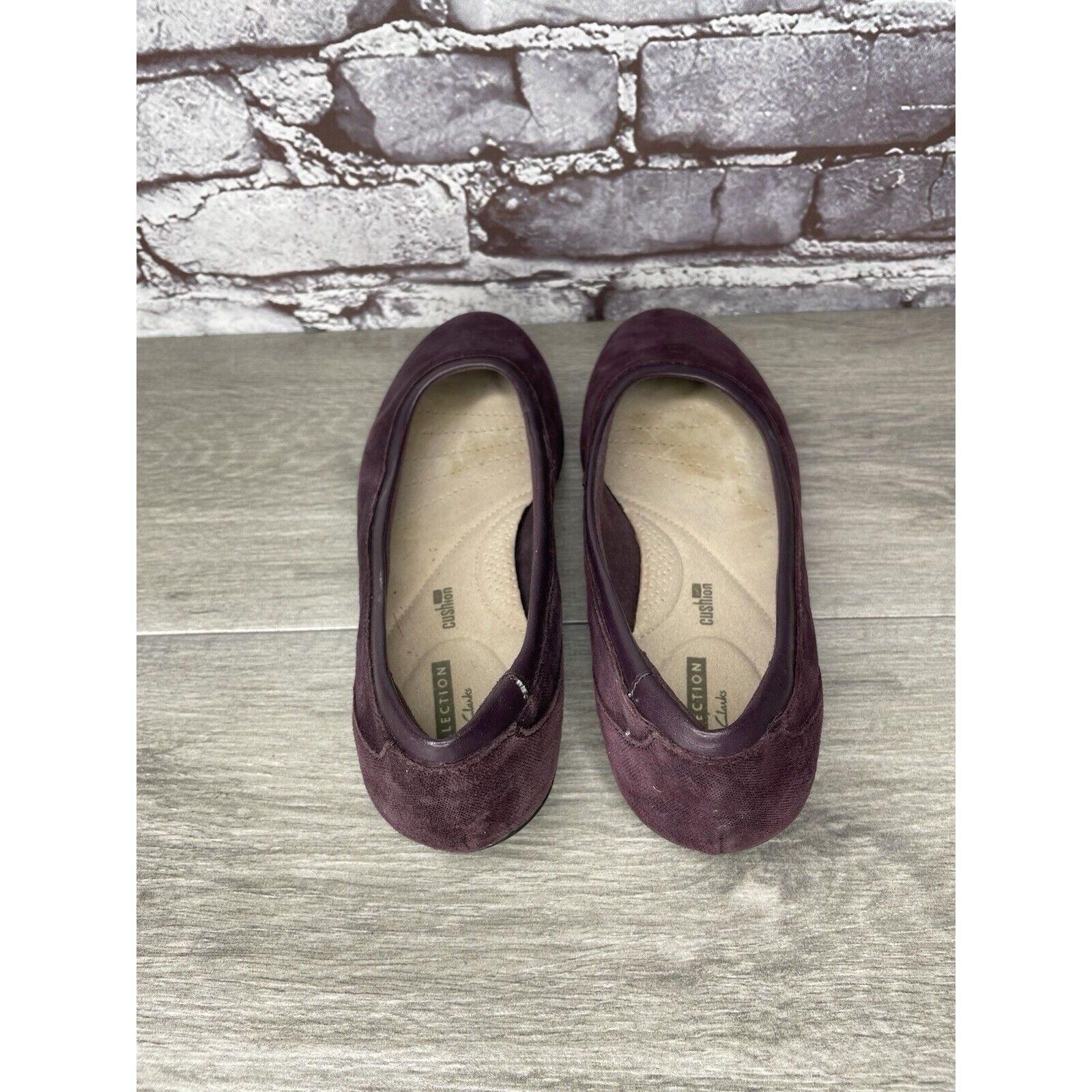 Clarks Clarks Collection Soft Cushion Purple Shimmer Ballet Flats W Size US 7.5 / IT 37.5 - 6 Thumbnail