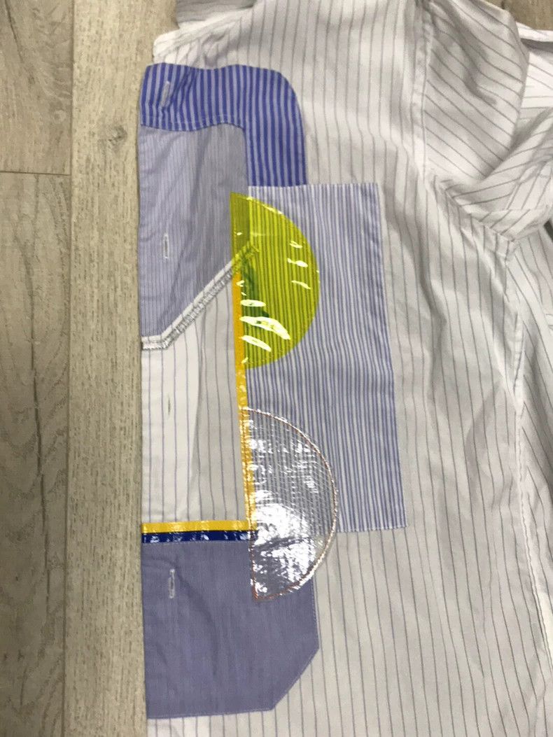 Comme des Garcons Comme Des Garcons Shirt S Splice Design Size US S / EU 44-46 / 1 - 6 Thumbnail