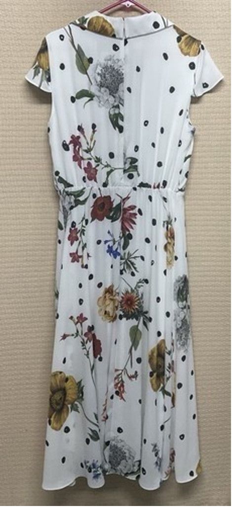 Joseph Ribkoff Joseph Ribkoff Dots Floral TeaFit &Flare Midi Dress Women 12 Size XL / US 12-14 / IT 48-50 - 8 Thumbnail