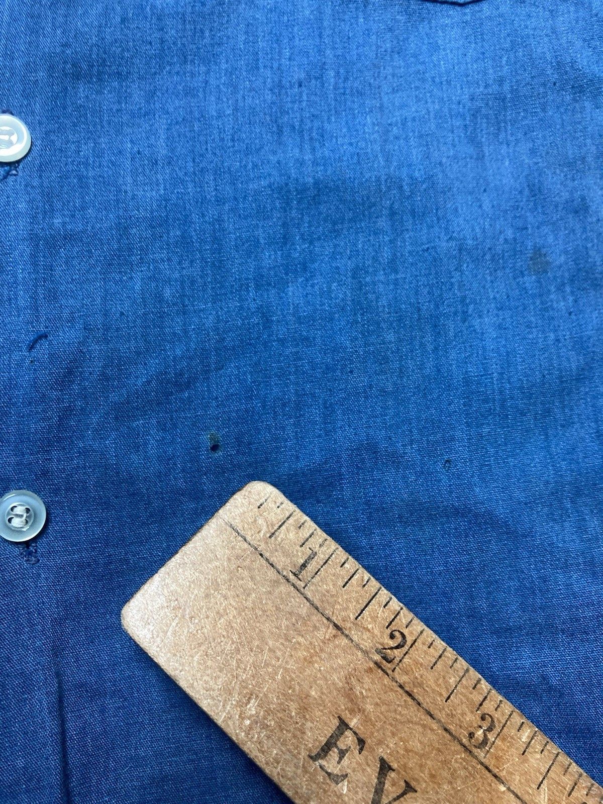 Vintage Vintage 70s button shirt Kmart poly cotton distressed medium Size US L / EU 52-54 / 3 - 4 Thumbnail