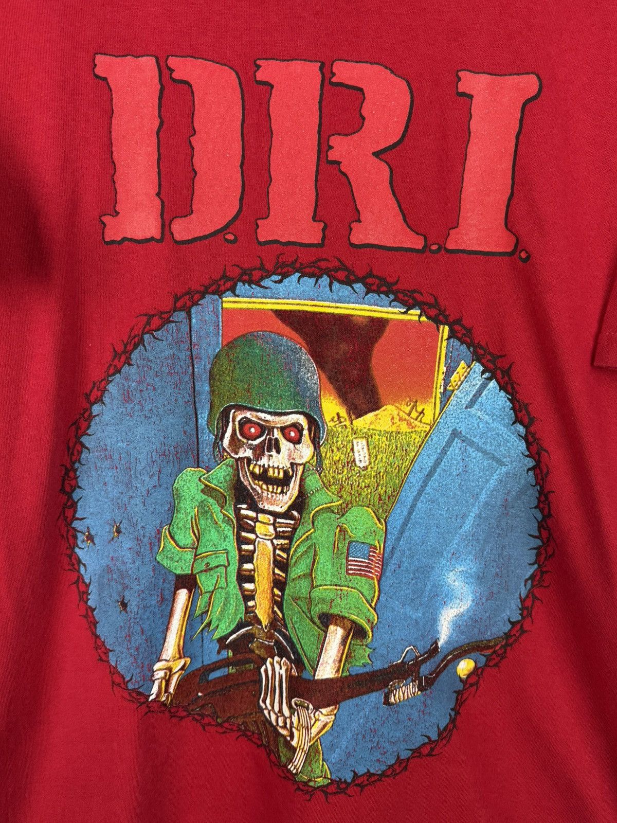 Band Tees 00s Vintage D.R.I. Dirty Rotten Imbeciles LP Metal T-Shirt L Size US L / EU 52-54 / 3 - 2 Thumbnail