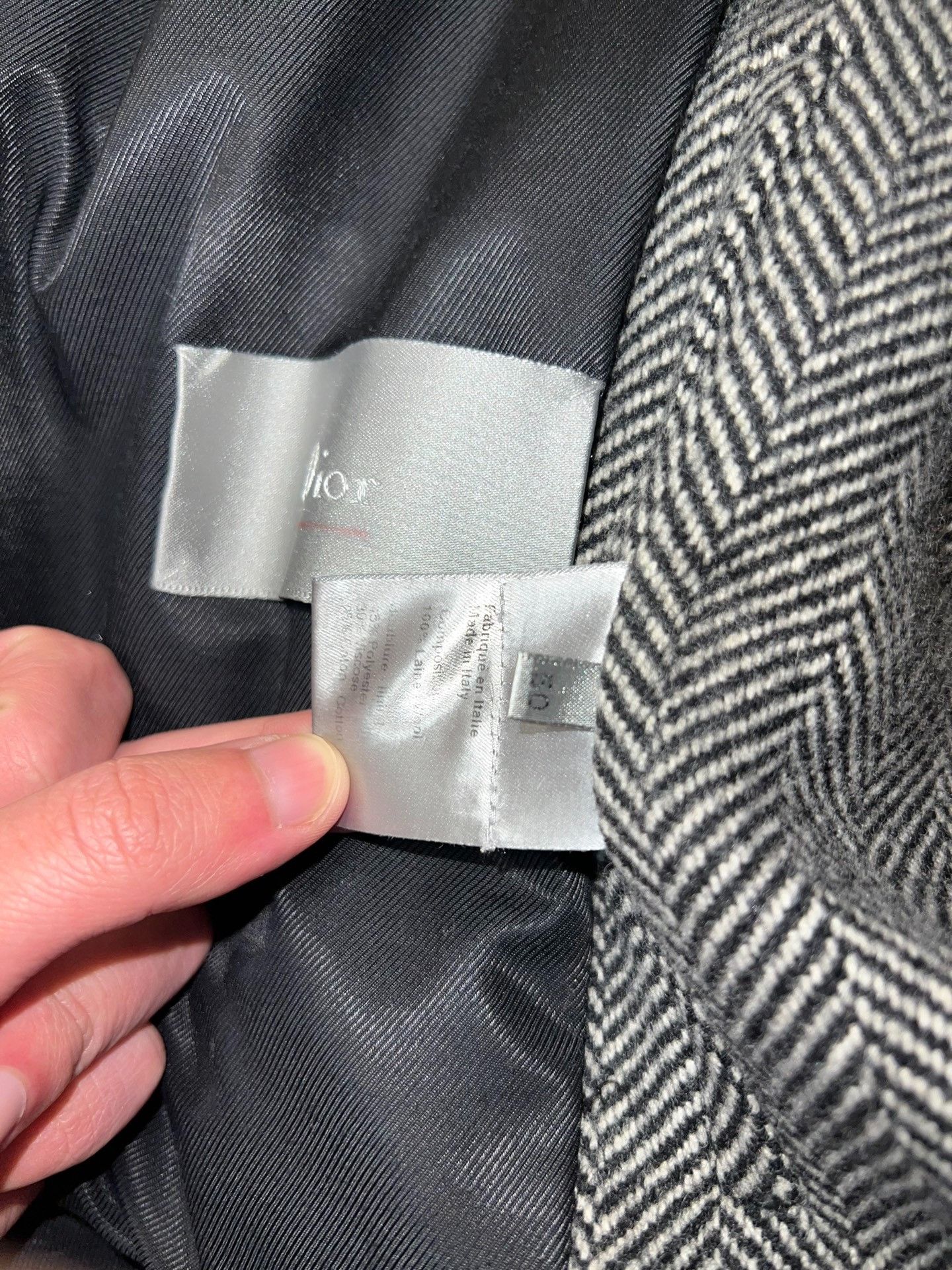 Dior dior Herringbone coat 2501-Nextarrow Size US M / EU 48-50 / 2 - 6 Thumbnail