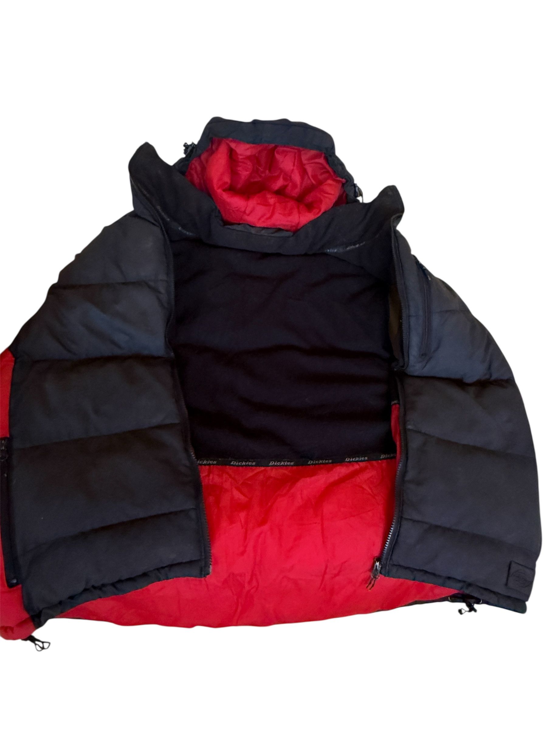 Dickies Vest puffer jacket dickies hooded red black size xl Size US XL / EU 56 / 4 - 6 Thumbnail