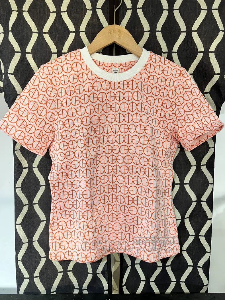 Hermes Hermes Mini H Knit Short Sleeve Size S / US 4 / IT 40 - 1 Thumbnail