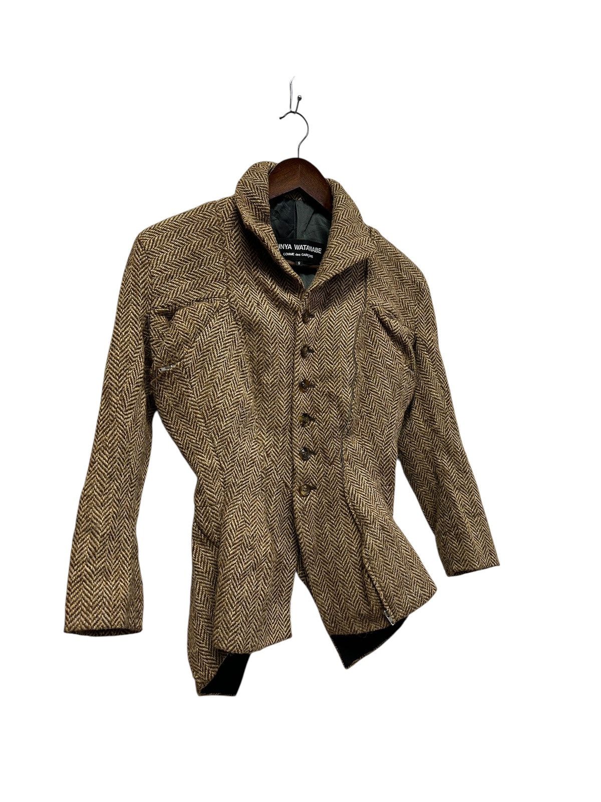 Junya Watanabe 🔥rare junya watanabe 1999 runway vintage tweed jacket Size S / US 4 / IT 40 - 2 Thumbnail