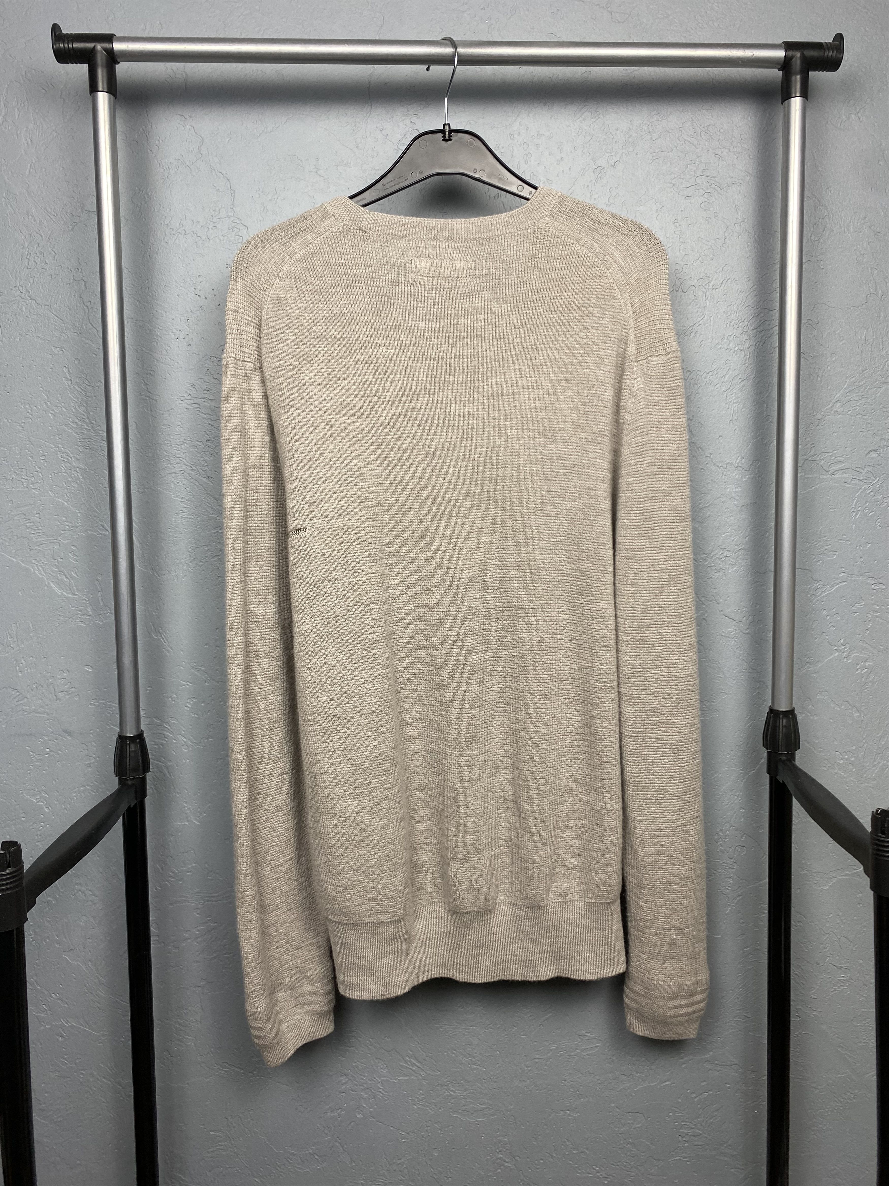 Allsaints AllSaints Mens Ivar Crew Neck Merino Wool Knit Sweater Size US XXL / EU 58 / 5 - 6 Thumbnail