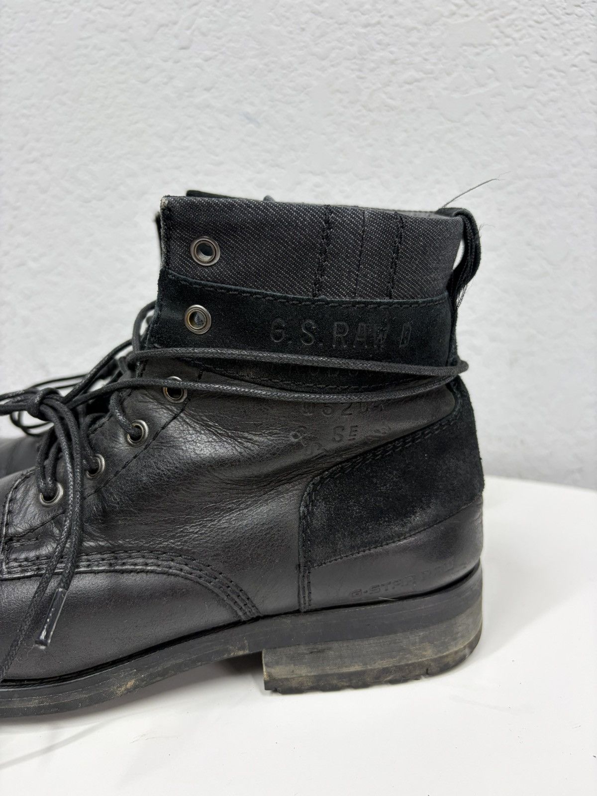 Hedi Slimane Vintage 00s Guidi CCP Style Distressed Leather Biker Boots Size US 9 / EU 42 - 14 Thumbnail
