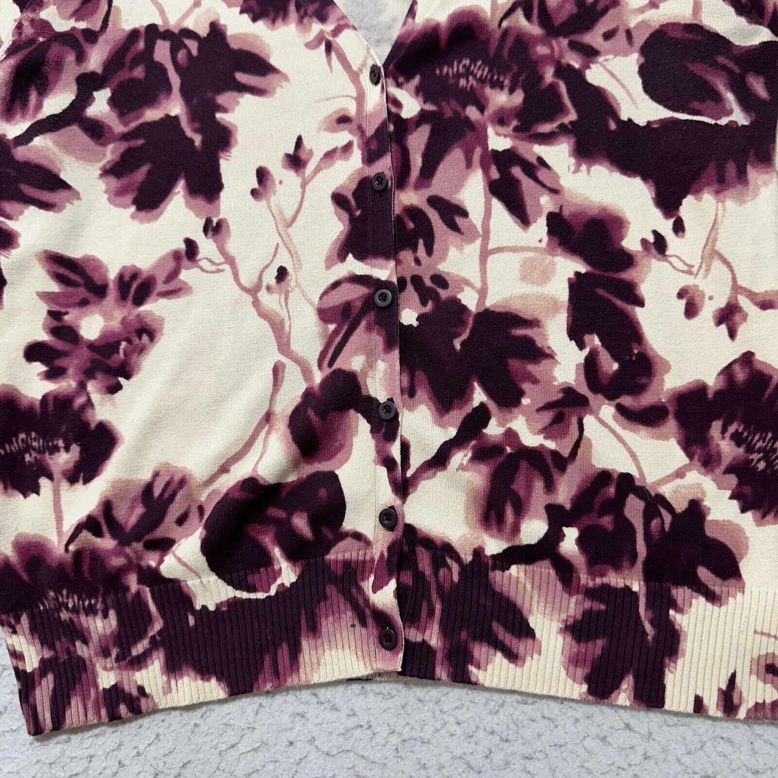 St. Johns Bay St. John's Bay Large Button Down Cardigan Sweater Purple Size L / US 10 / IT 46 - 5 Thumbnail