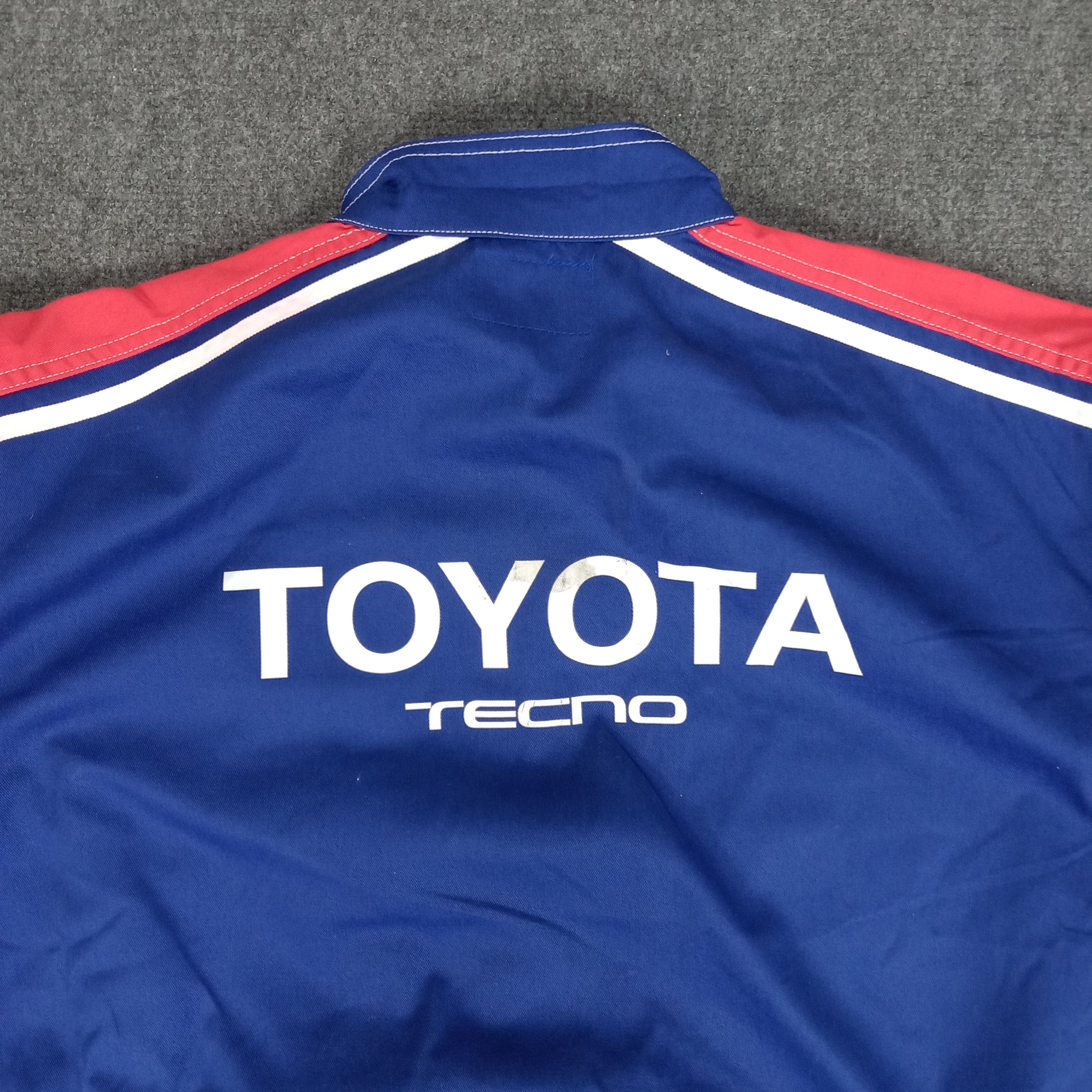 Japanese Brand × Vintage Toyota Tecno Japanese Toyopet Racing Coverall Jacket Size US XL / EU 56 / 4 - 2 Thumbnail